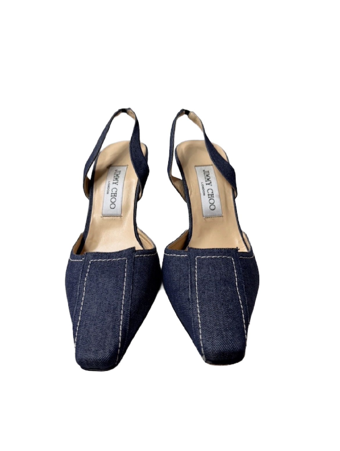 Jimmy Choo denim heels