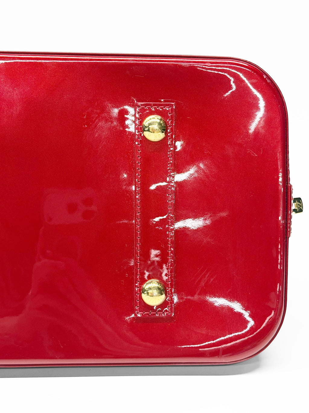 LOUIS VUITTON ALMA VERNIS GM RED
