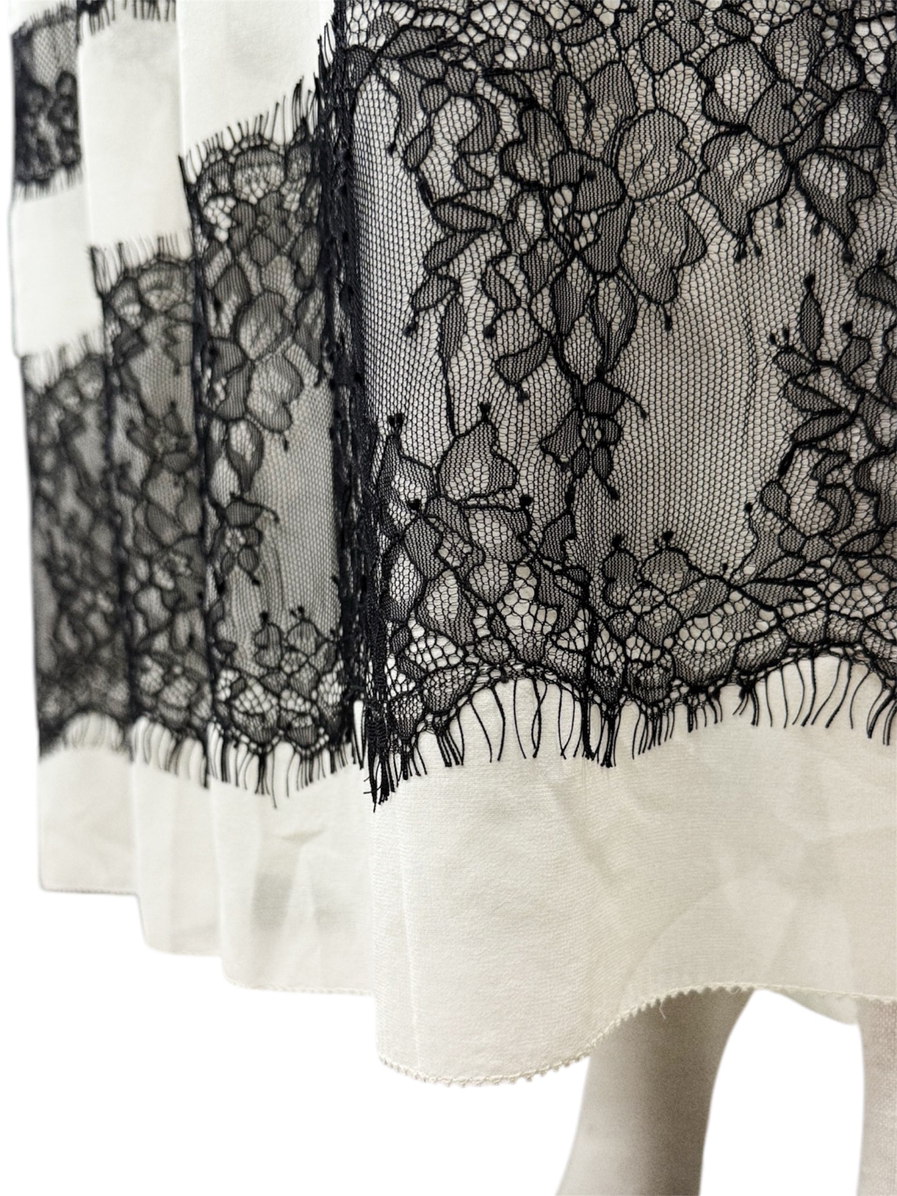 RED VALENTINO Ivory Silk Dress