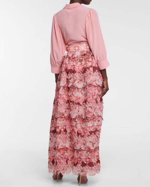 ZIMMERMANN Floral Tiered Maxi Dress