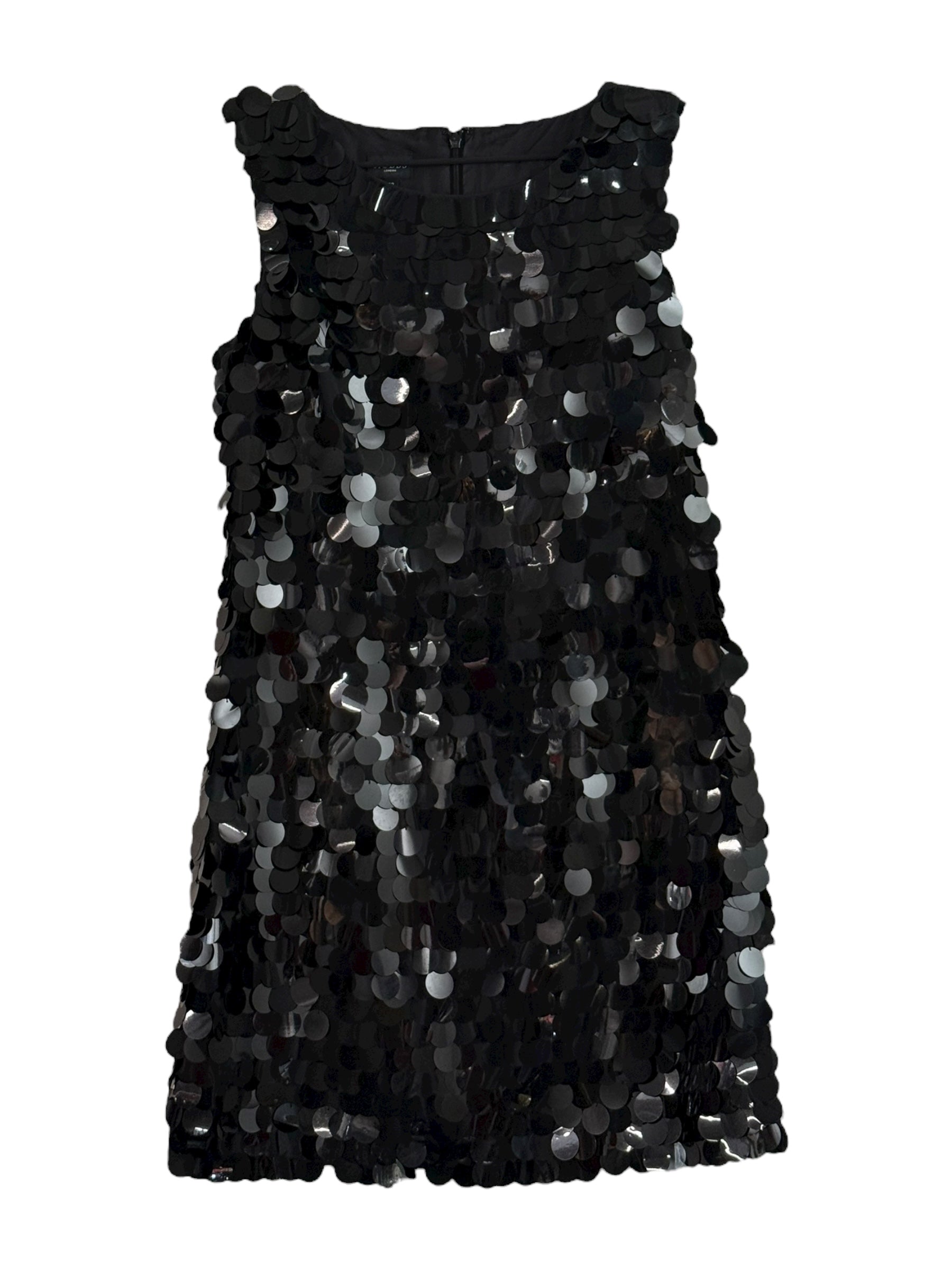 Hobbs Black Sequin Dress - EU 40