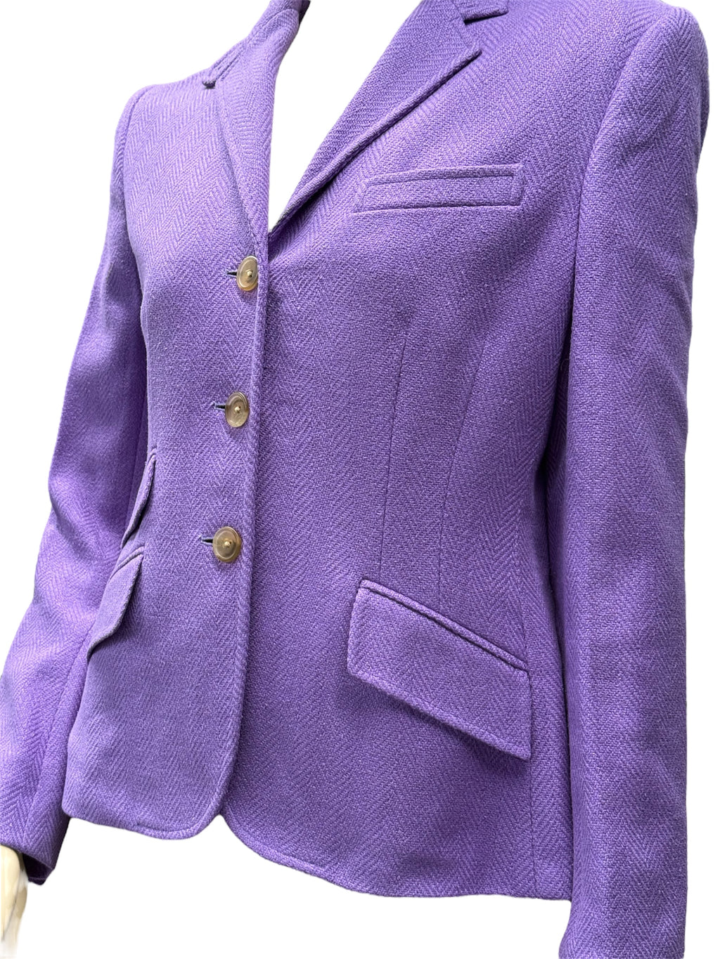 Ralph Lauren Silk-Lined Wool Blazer