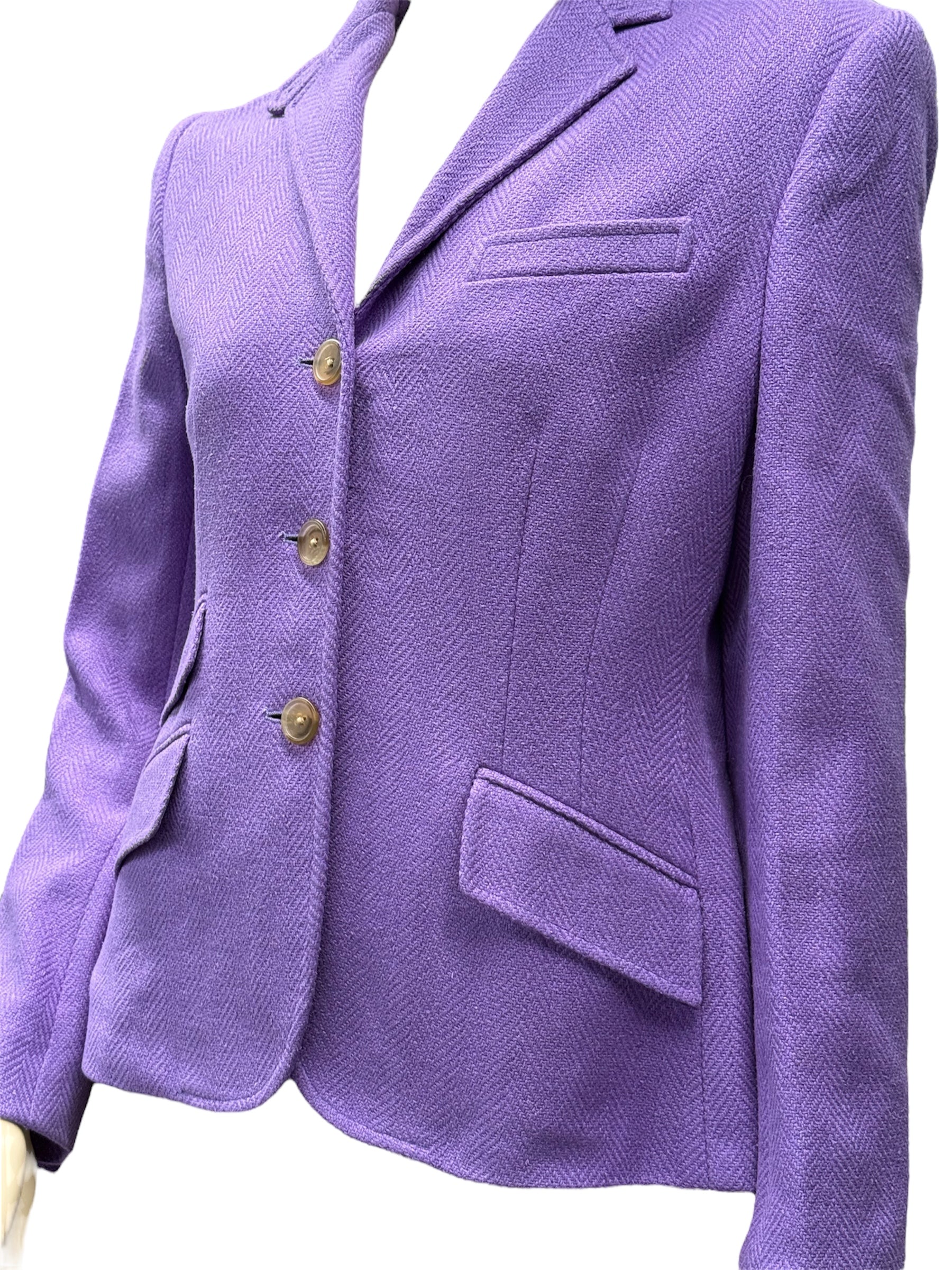 Ralph Lauren Silk-Lined Wool Blazer