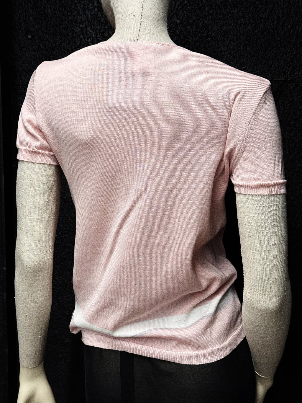 Chanel Pink Cotton Knit Twinset, Spring 2005 Collection