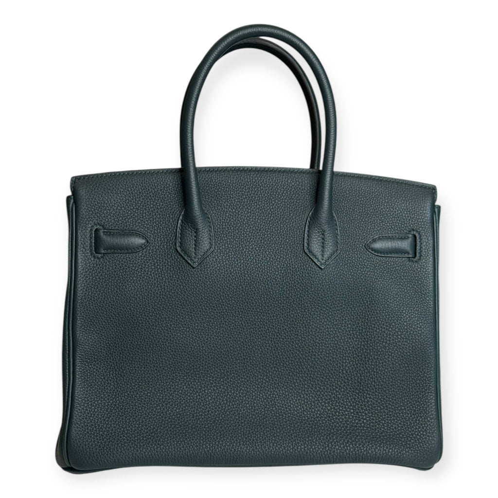 Hermès Birkin 30 — Vert Cypress Togo Leather, Gold Hardware (Stamp C)