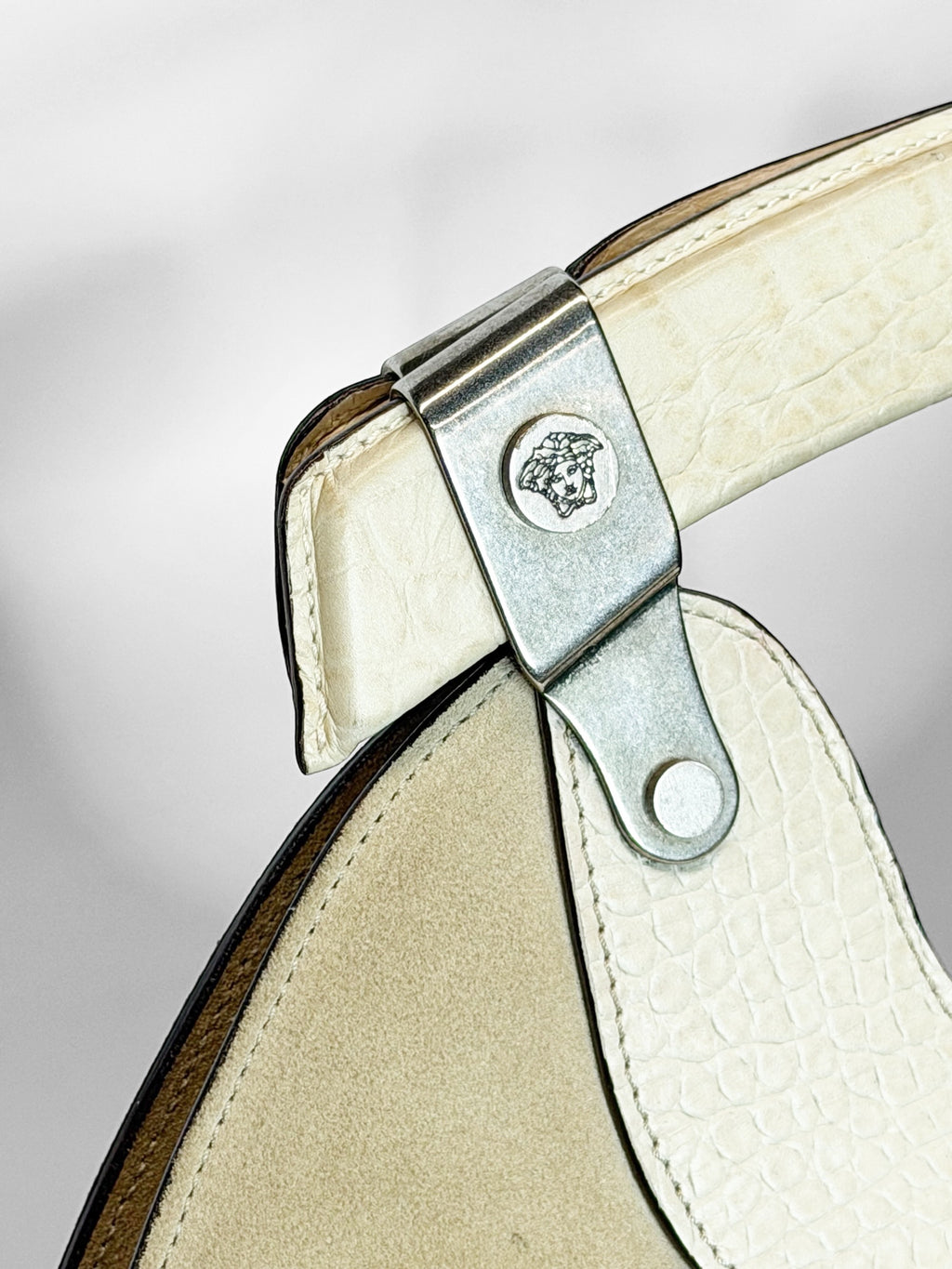 Versace Fall 2003 Runway Leather & Suede Bag