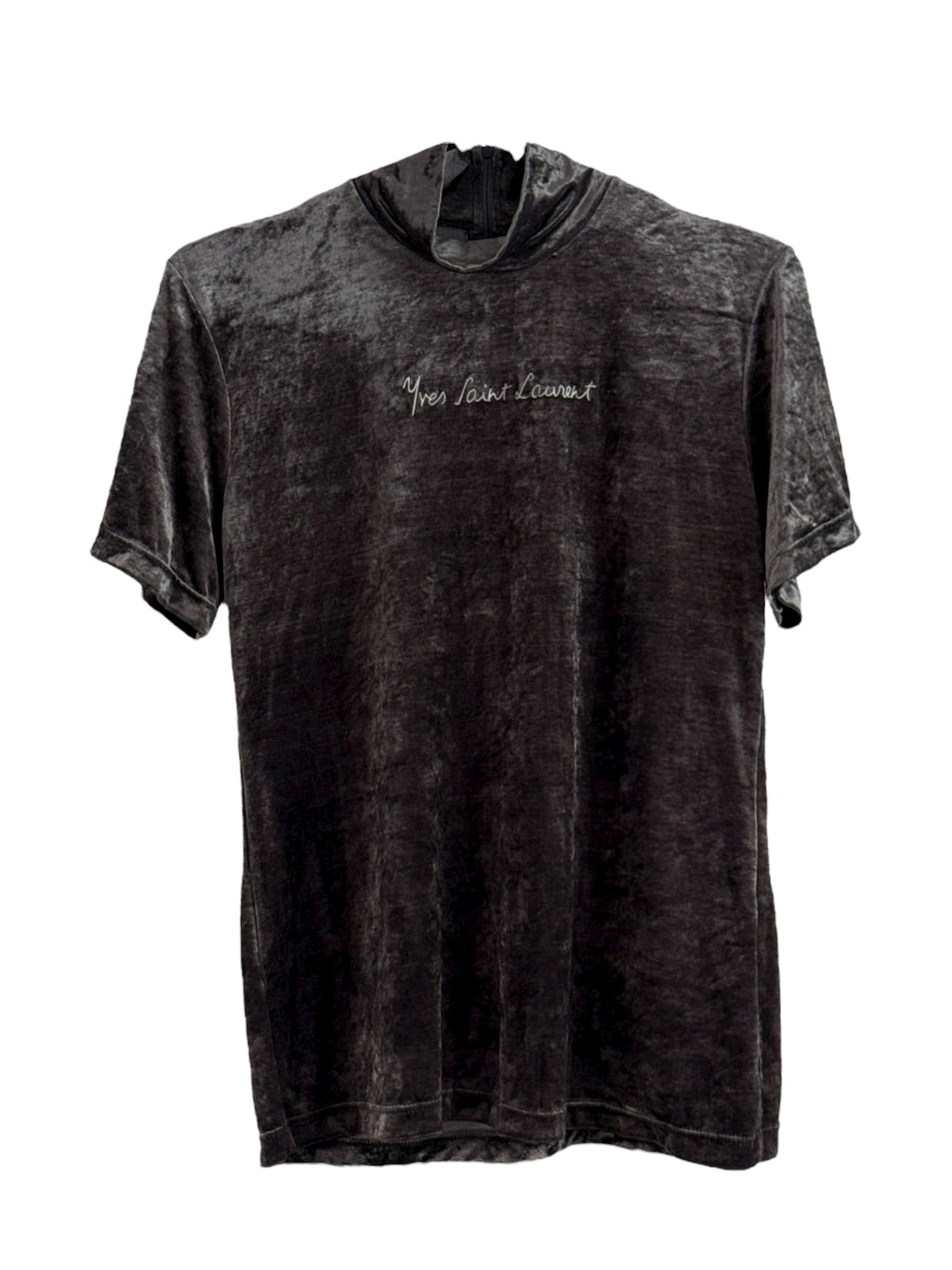 Yves Saint Laurent Variation Velvet Top - S