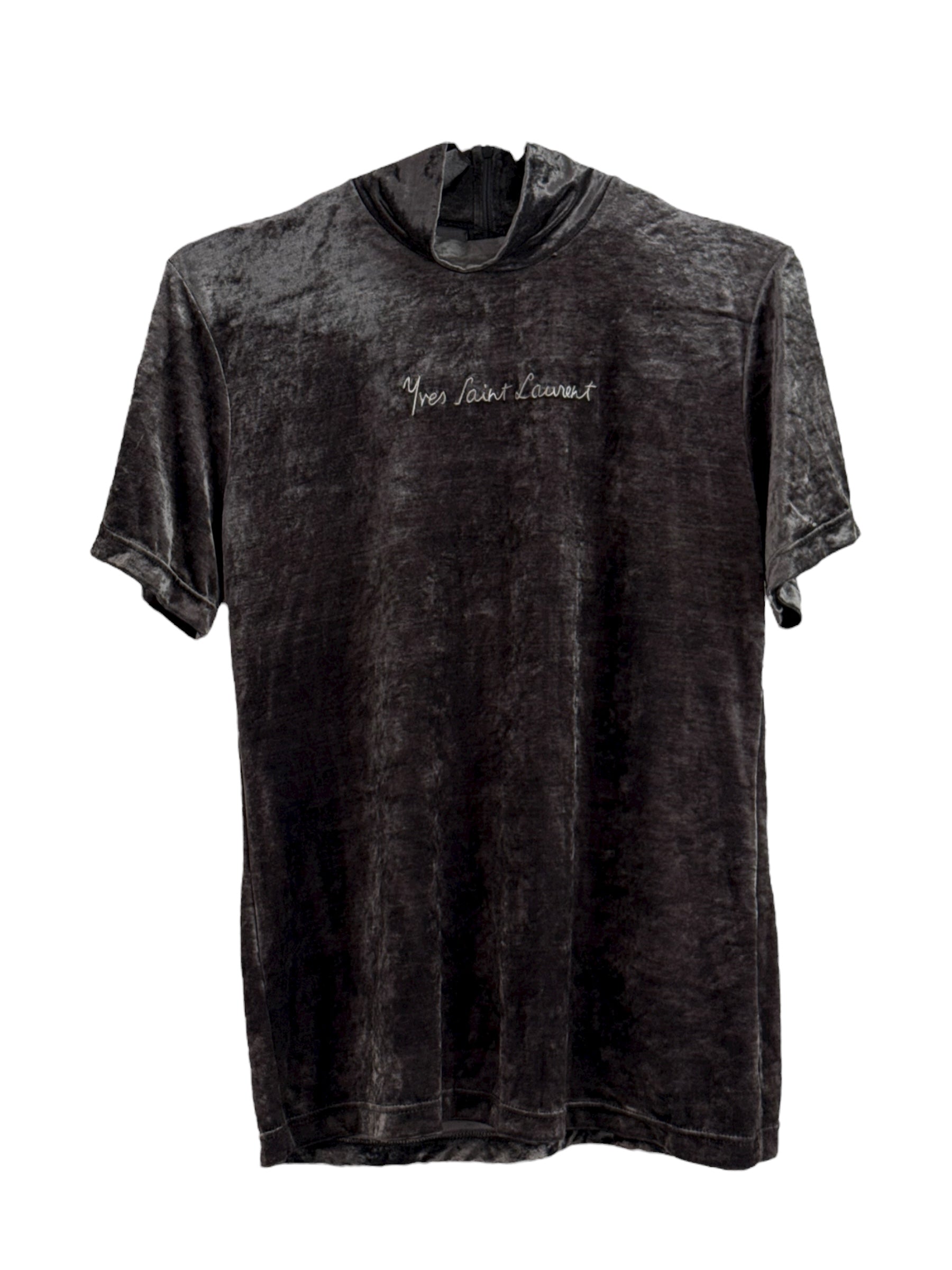 Yves Saint Laurent Variation Velvet Top - S