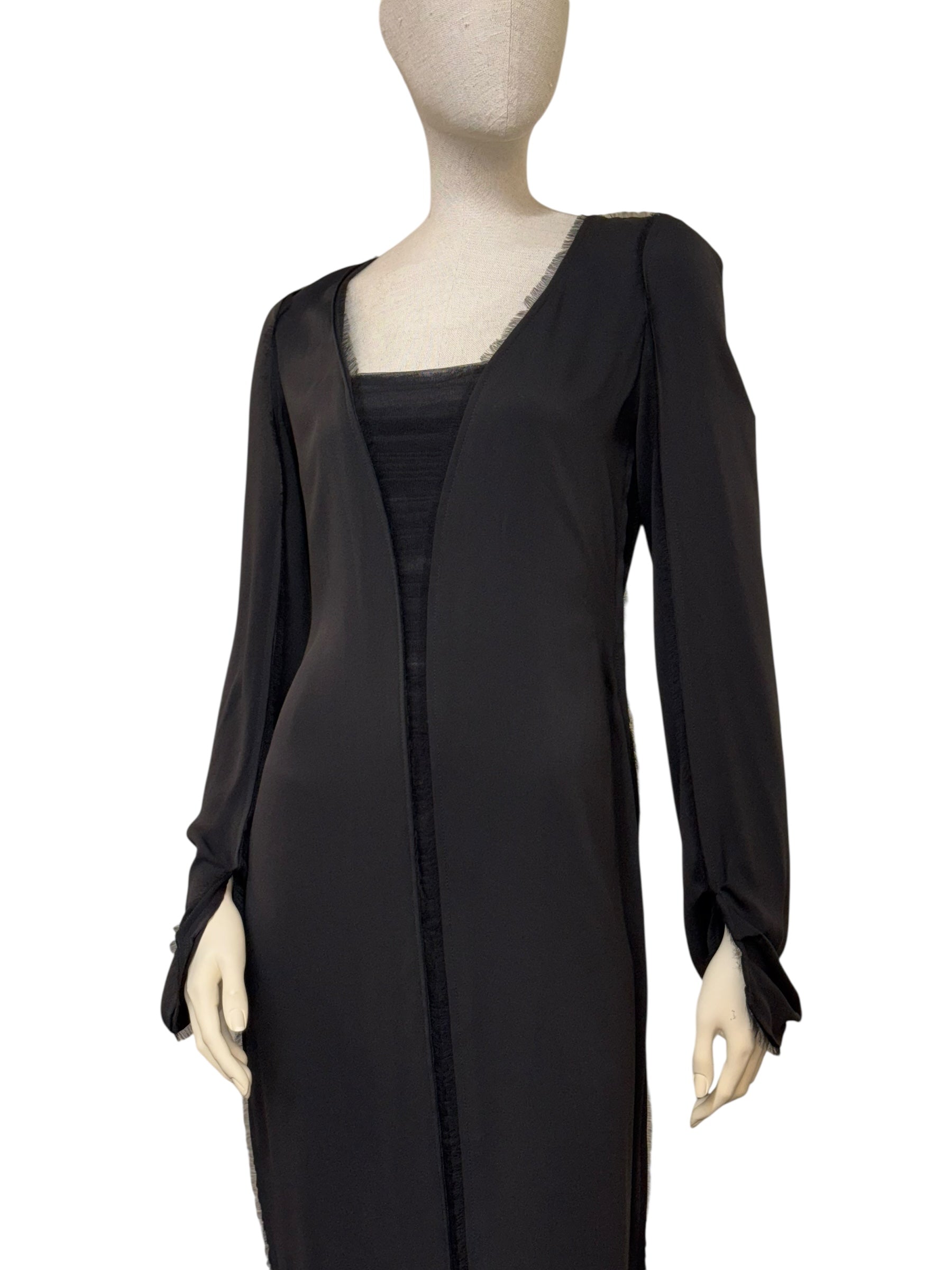 Yves Saint Laurent Rive Gauche Silk Dress