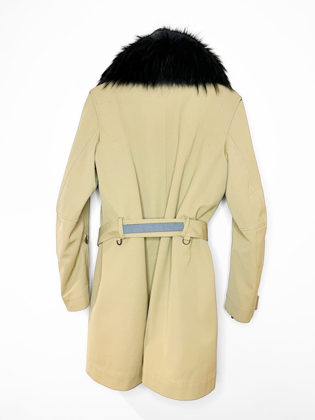 PRADA Shearling-Trim Technical Coat –  Mat. 9T1