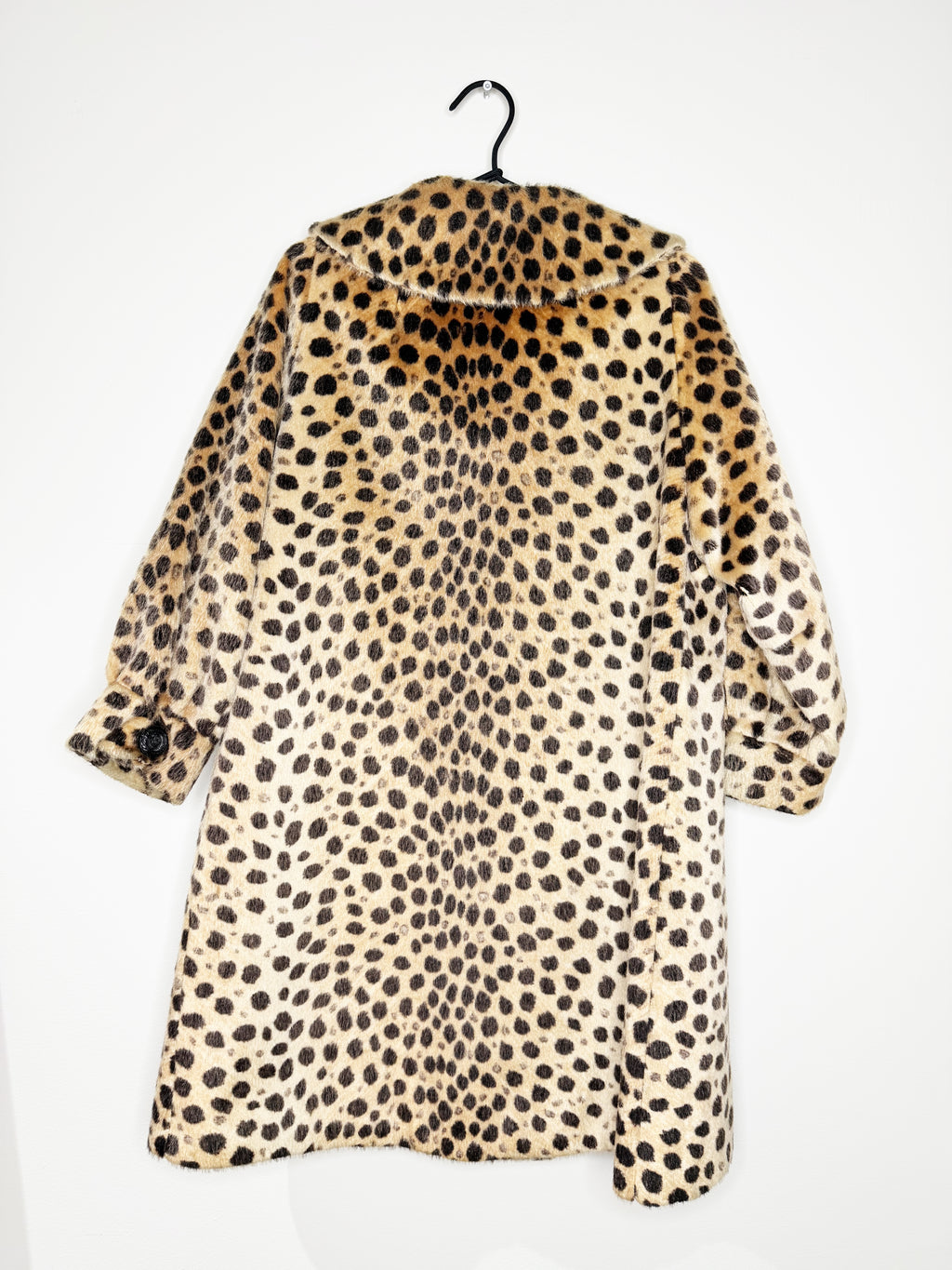 HITA Sportowne Leopard Print Fur Coat (Vintage)