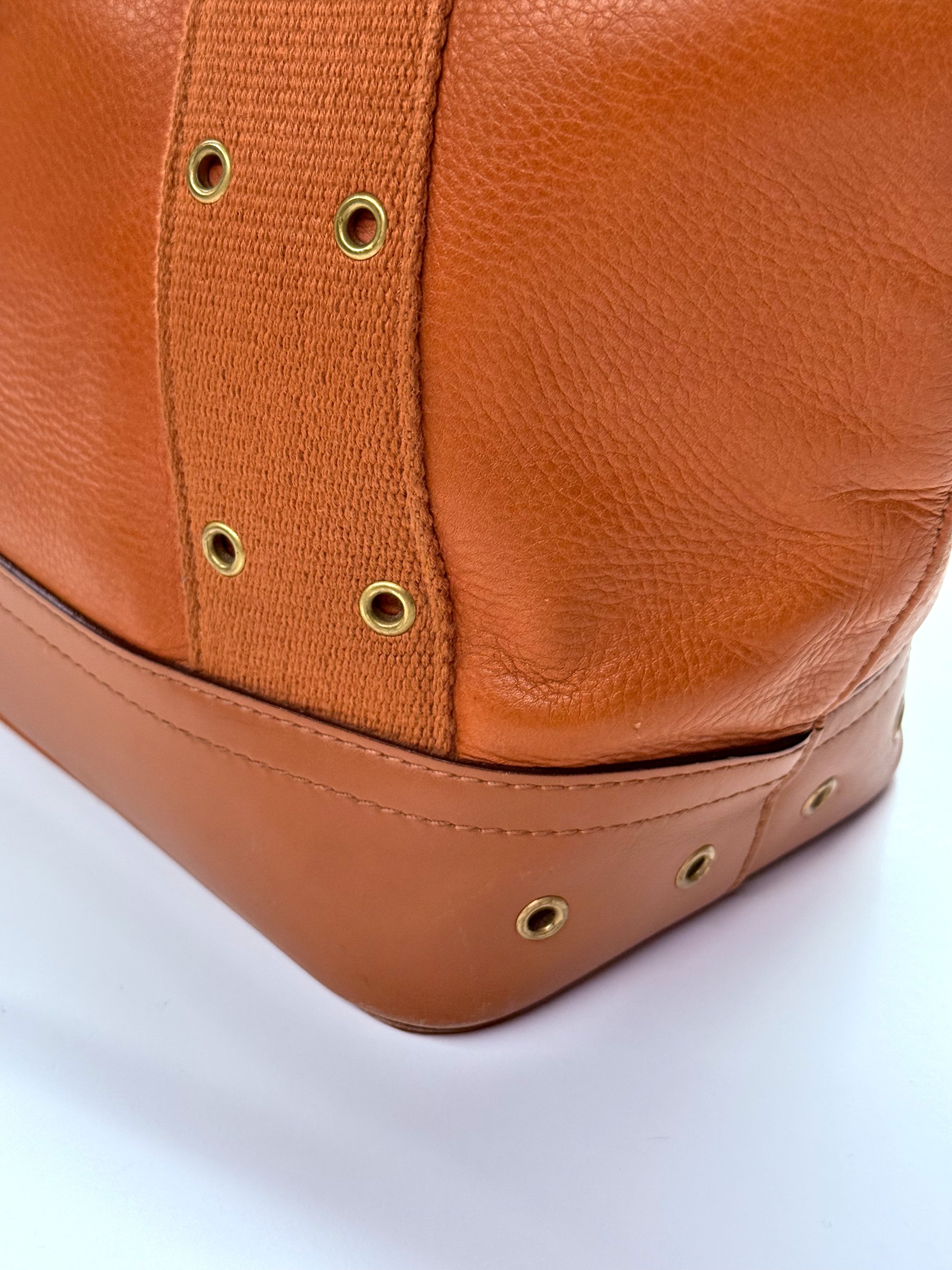 Christian Dior Brown Leather Tote Bag – Vintage Luxury Shoulder Handbag