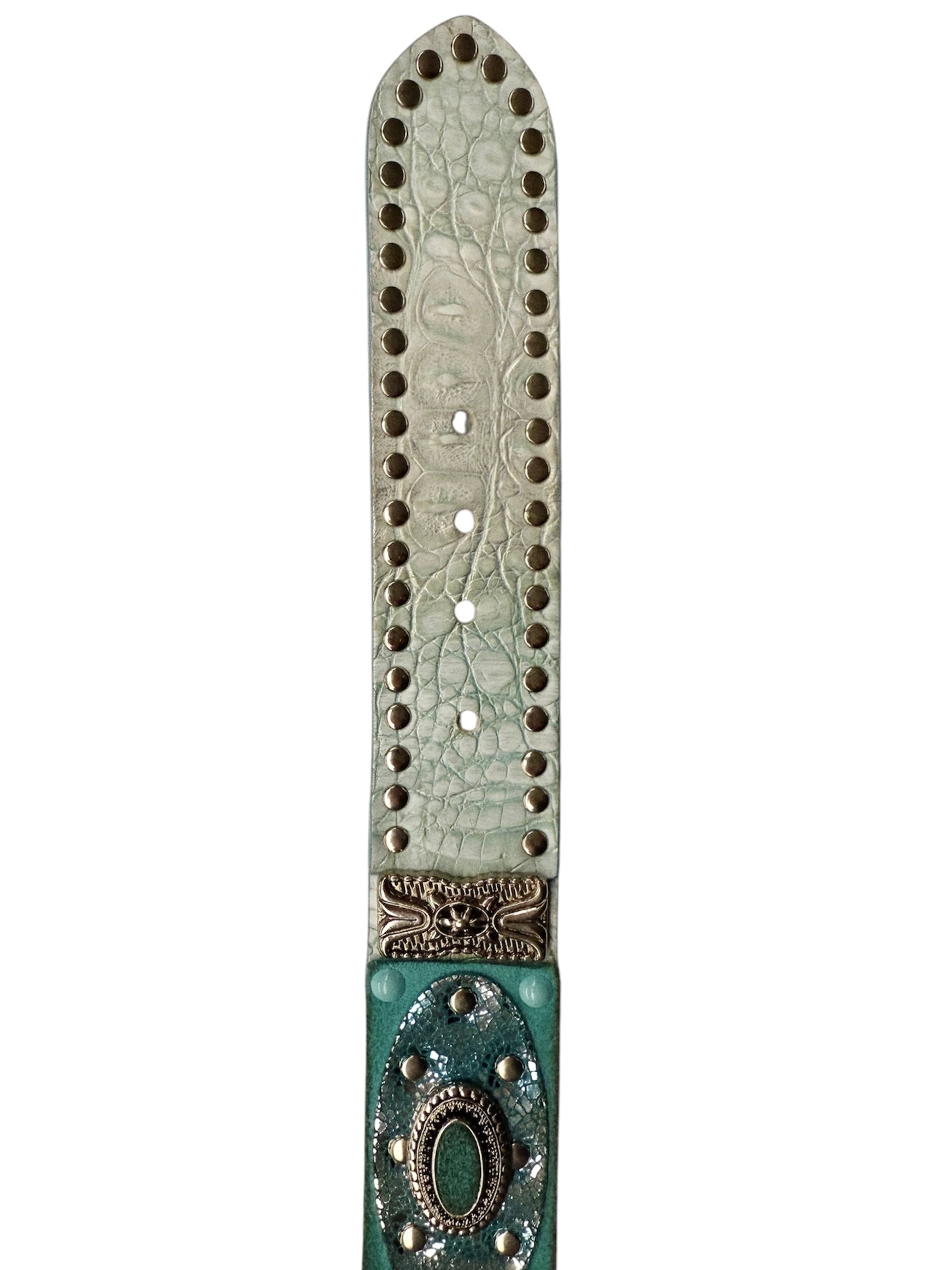 Nanni Turquoise Western Belt