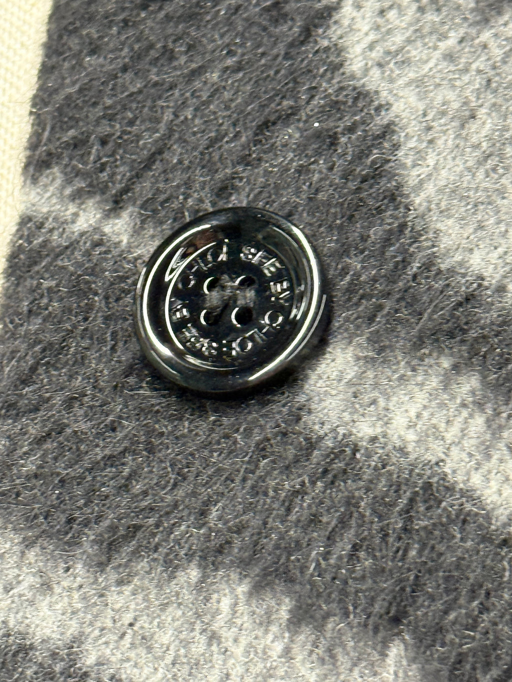 See by Chloé Wool-Blend Zebra Jacket