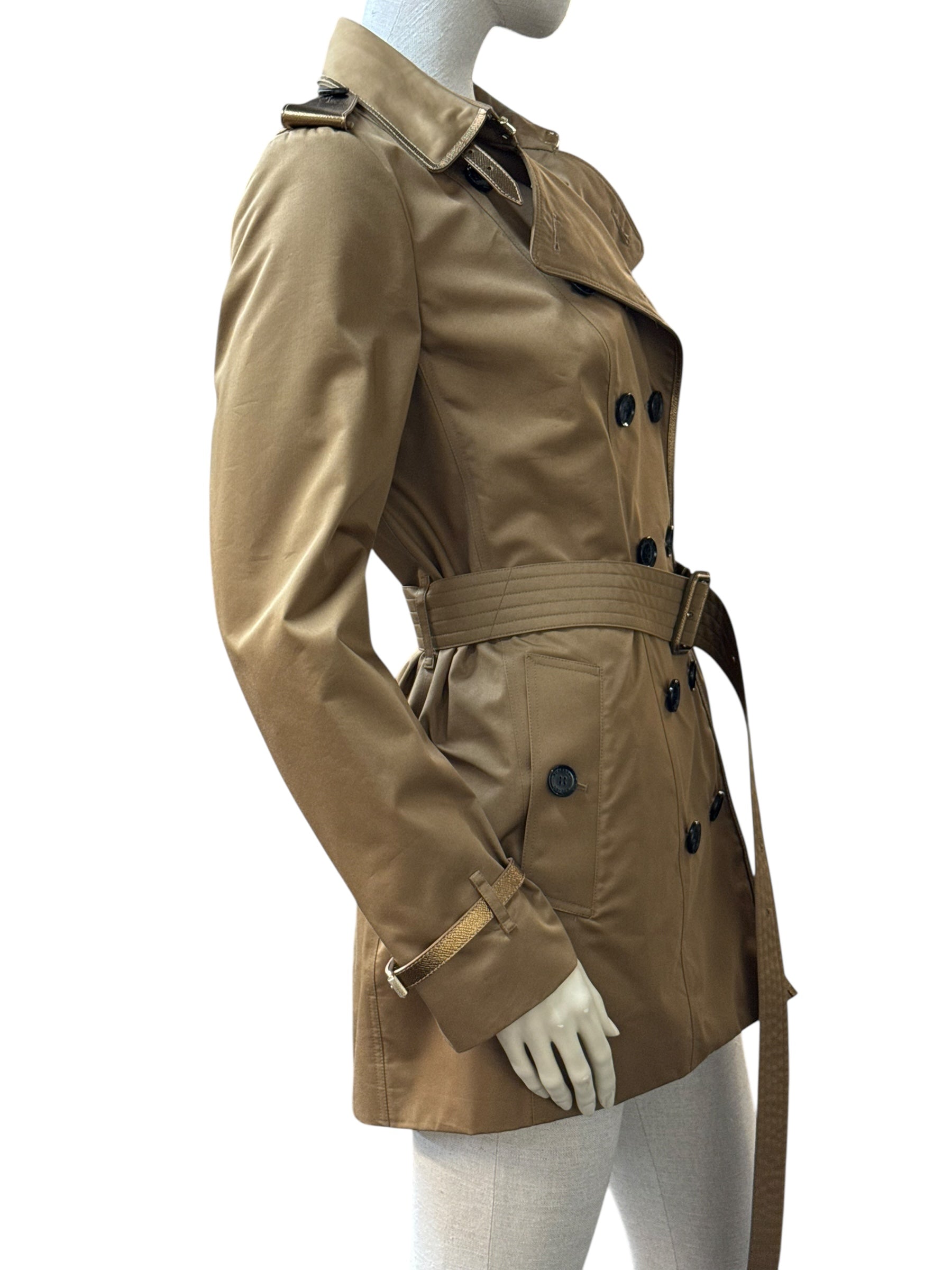 BURBERRY PRORSUM London Short Trench Coat - EU 40