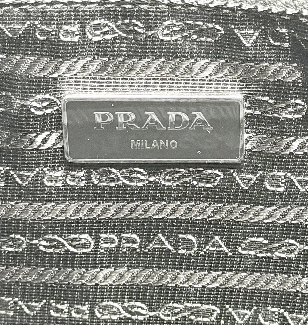 PRADA Black Nylon Tote Bag