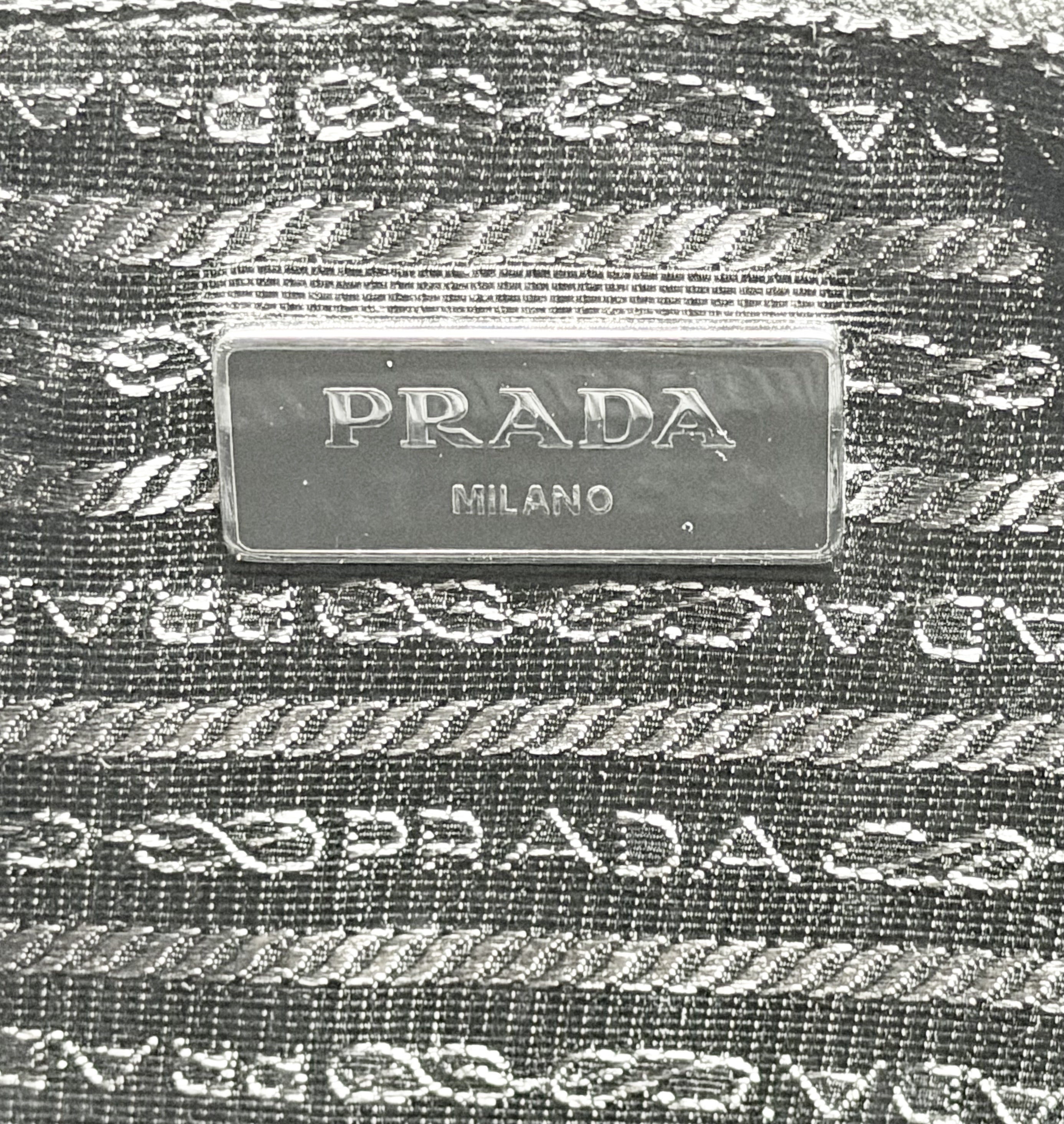 PRADA Black Nylon Tote Bag
