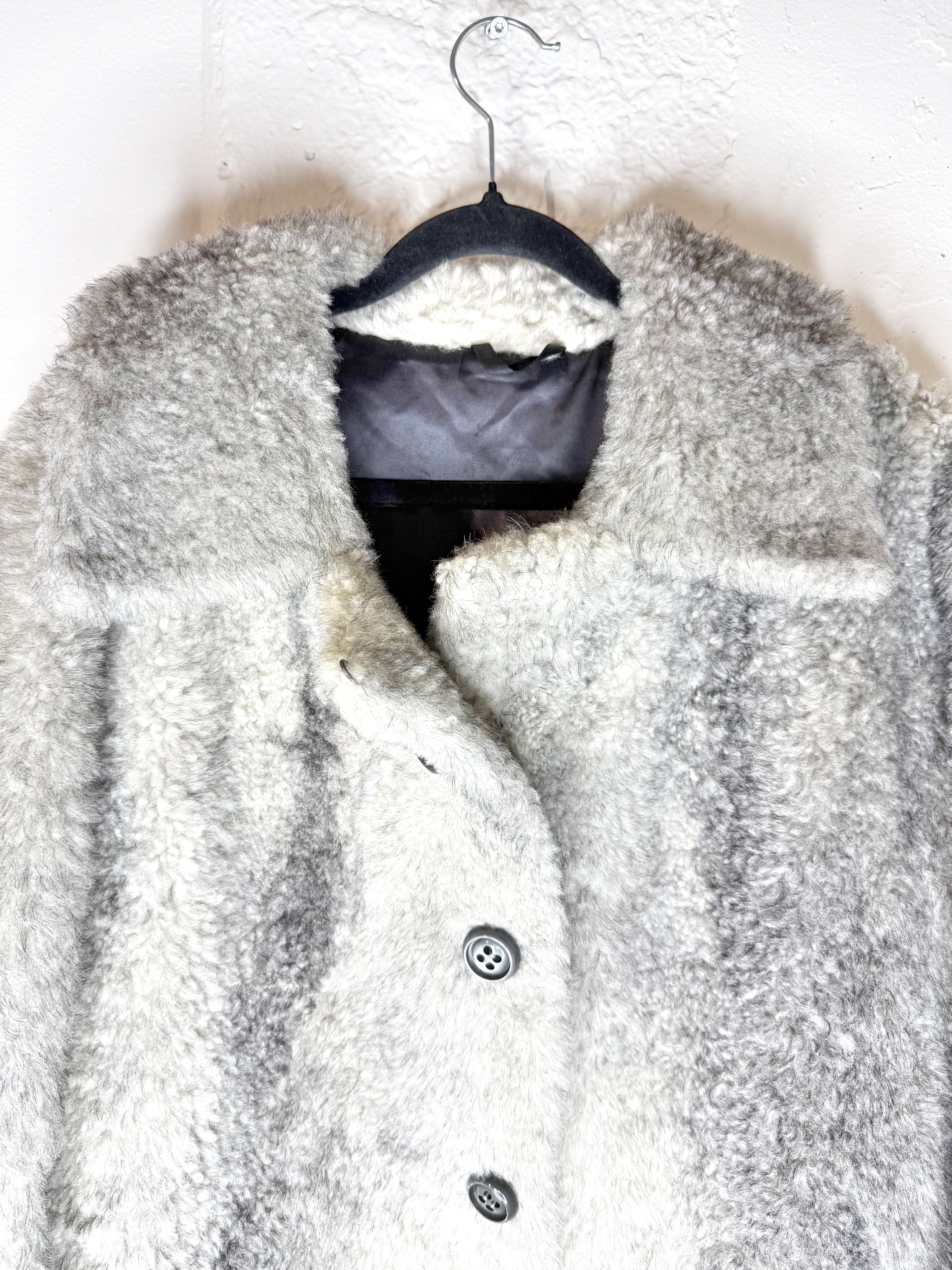 Vintage Wigens Icelandic Lamb Fur Coat