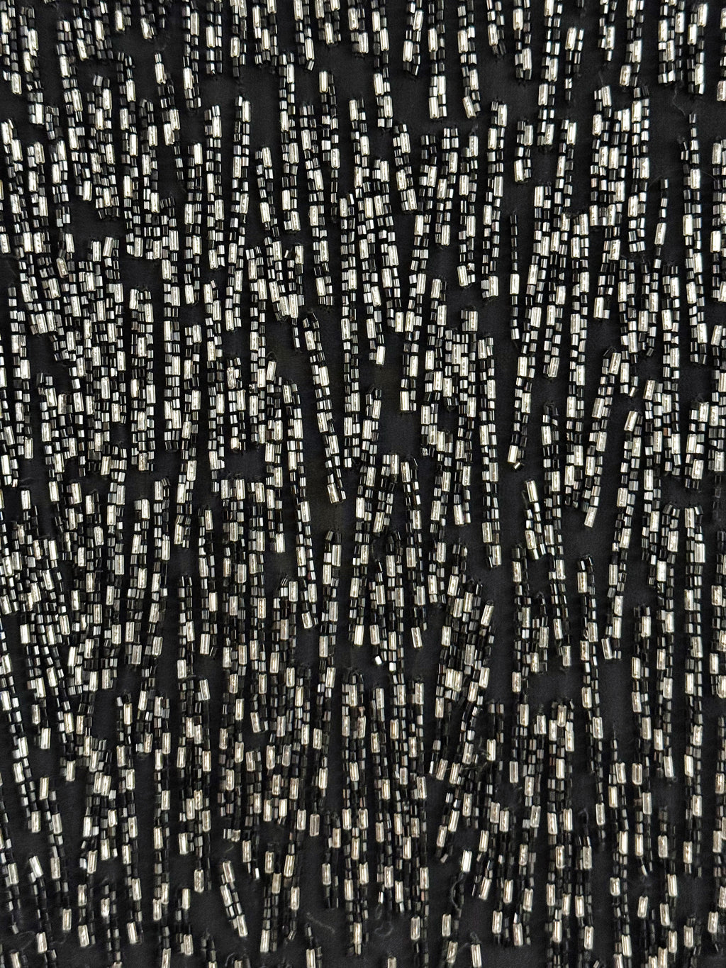 Eva Lie Beaded Silk Top - M