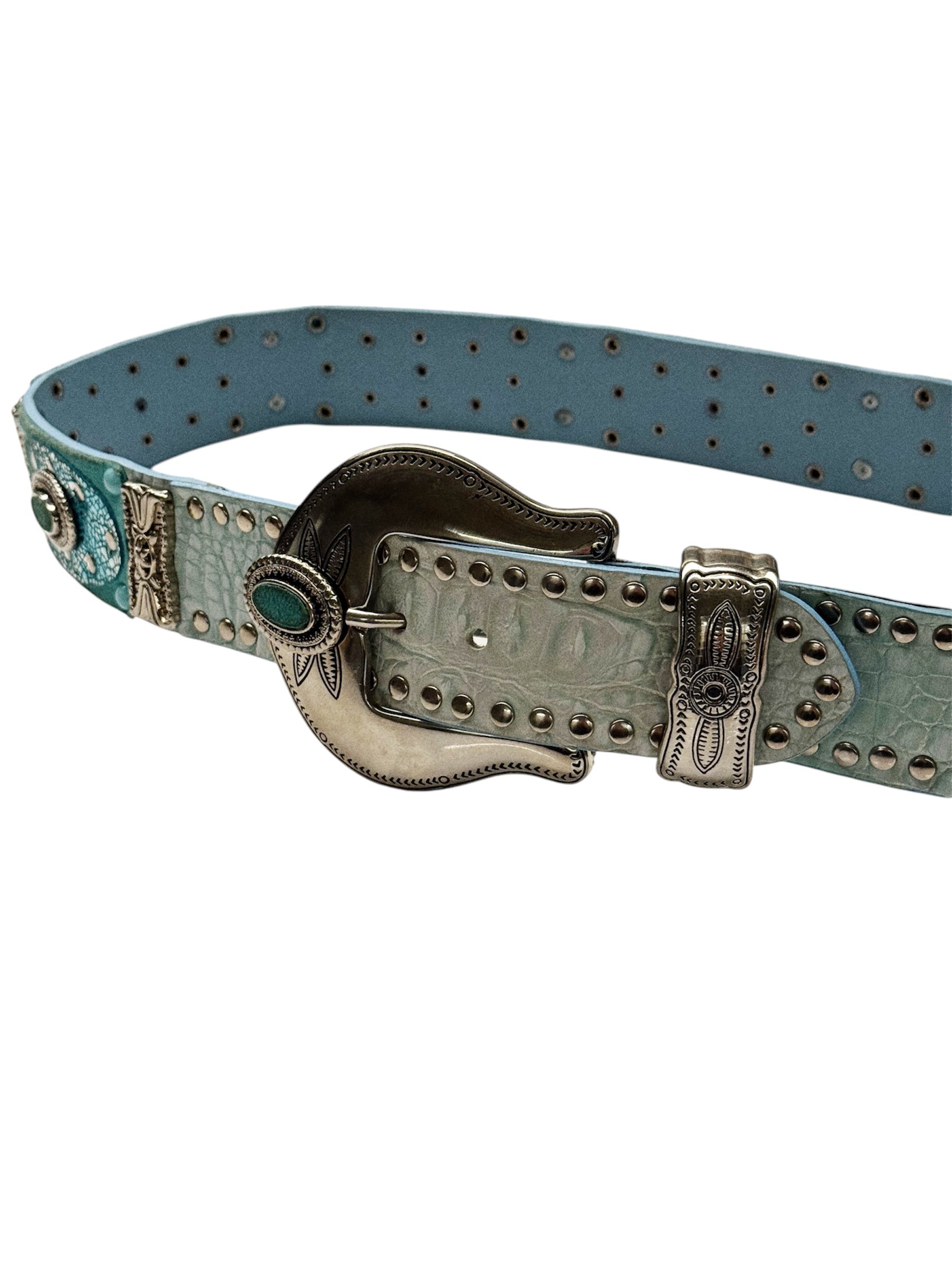 Nanni Turquoise Western Belt