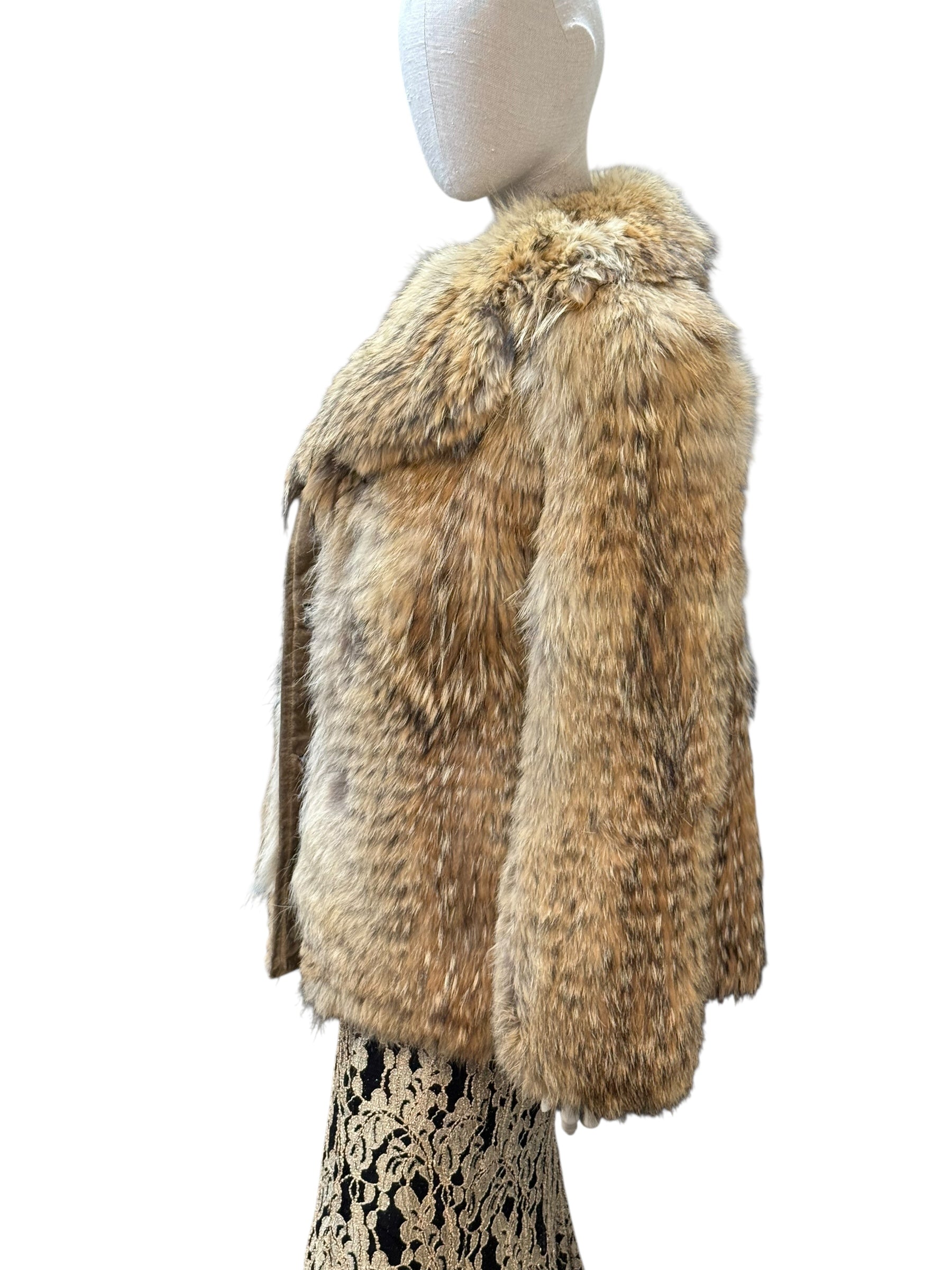 VINTAGE NATURAL FUR JACKET – SHORT LENGTH