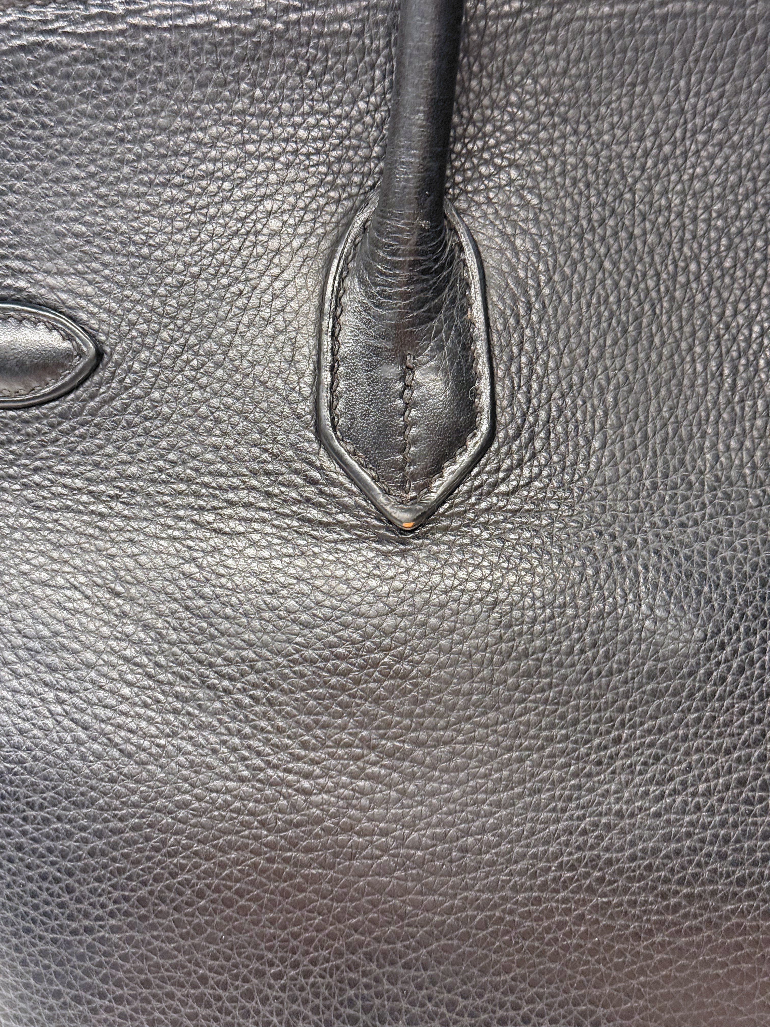 Hermès Birkin 35 Black Togo Leather Bag with Gold Hardware