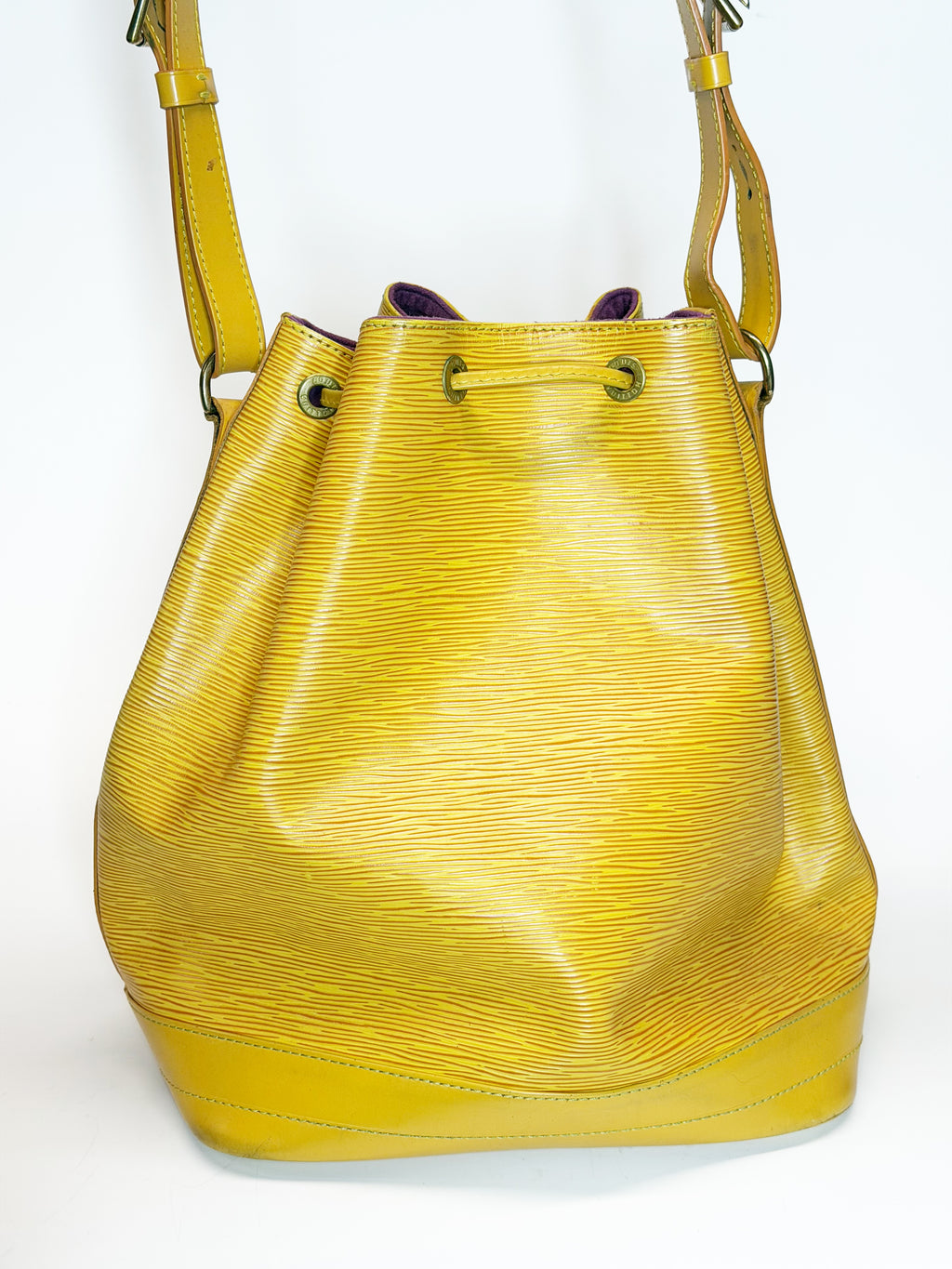 Louis Vuitton Noé Epi Leather Bucket Bag – Yellow