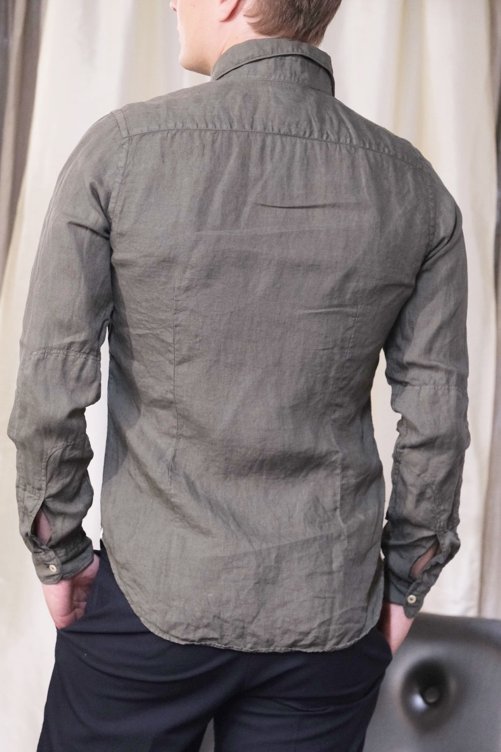 BONTON DOWN ROMA Linen Shirt -S