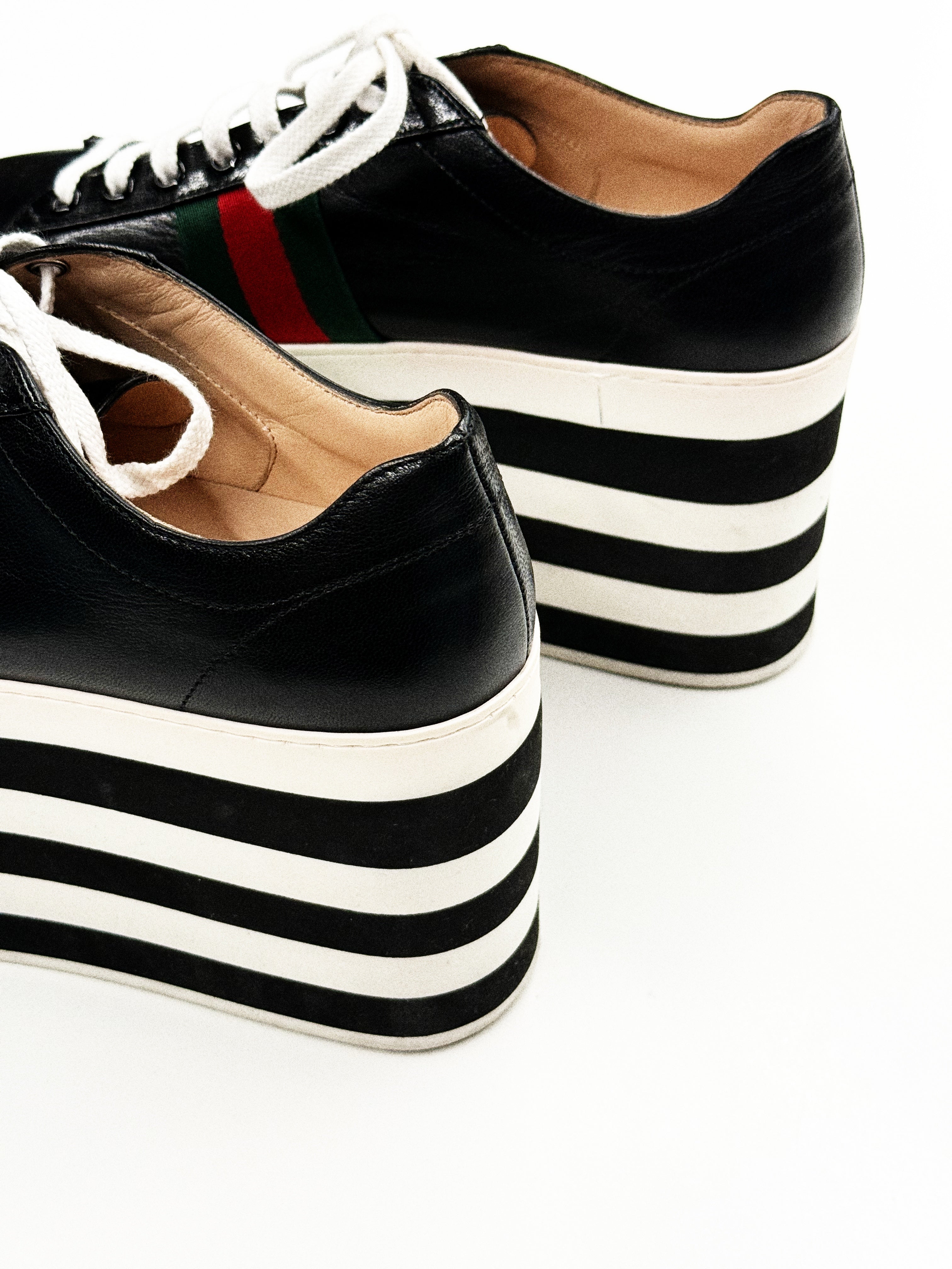 Gucci Peggy Leather Trainers