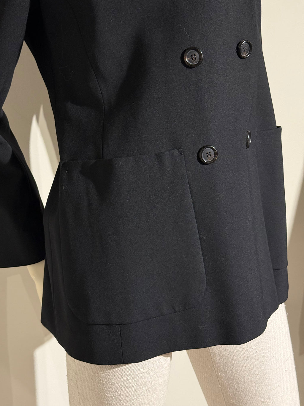 Aigner Double-Breasted Wool Blazer
