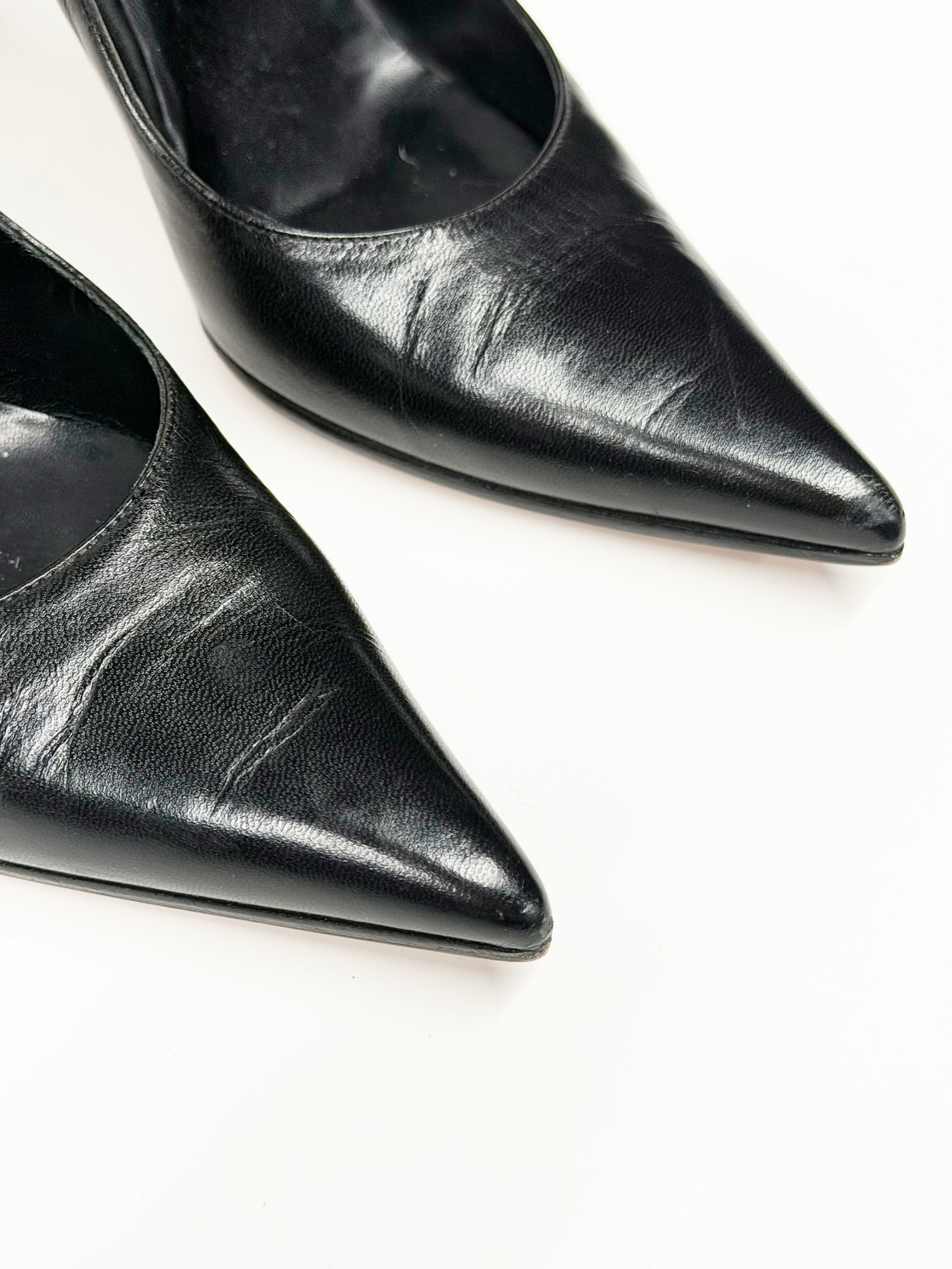 靴 GUCCI 00s ARCHIVE Pointed toe Pumps 37 GUCCI BAMBOO HEEL PUMPS — 2000s ARCHIVE – Eftir