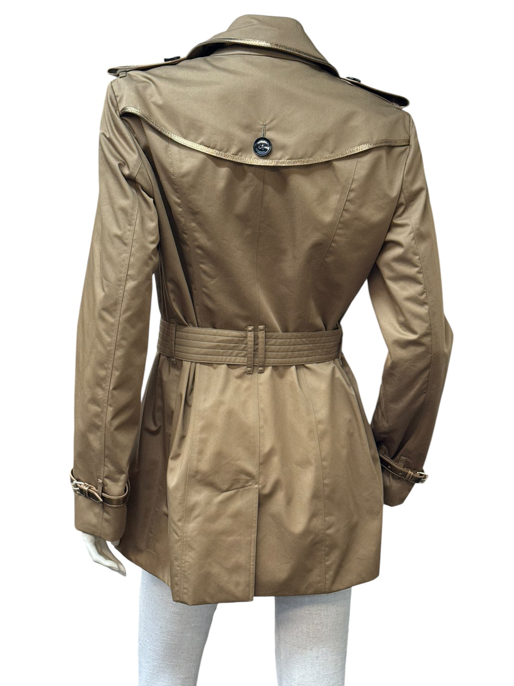 BURBERRY PRORSUM London Short Trench Coat - EU 40