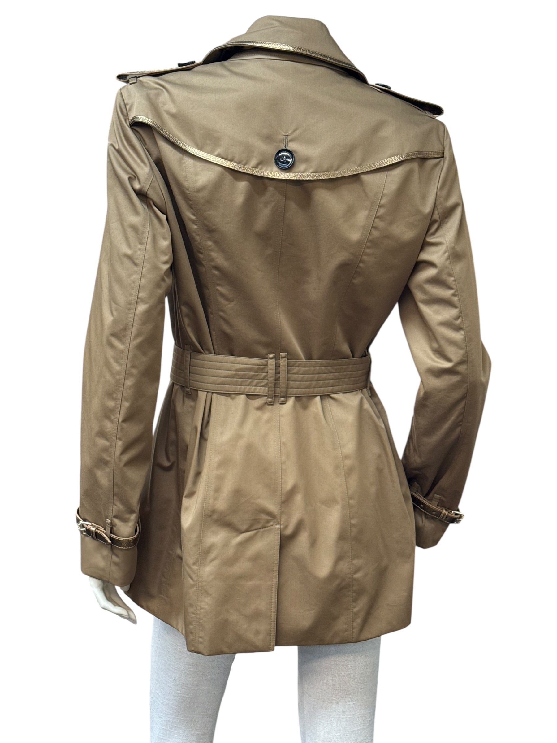 BURBERRY PRORSUM London Short Trench Coat - EU 40
