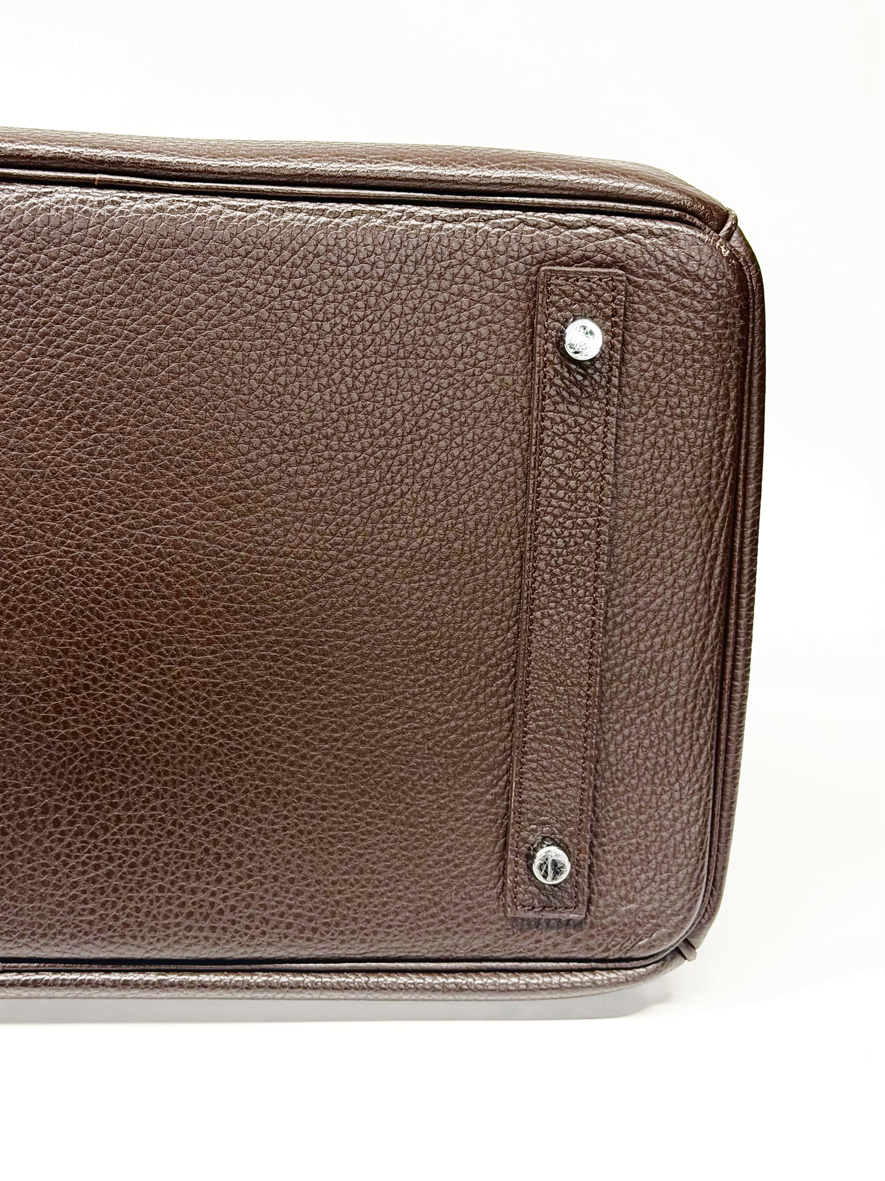 Hermès Birkin 40 Etoupe Togo Leather Palladium Hardware 2011 Investment Piece