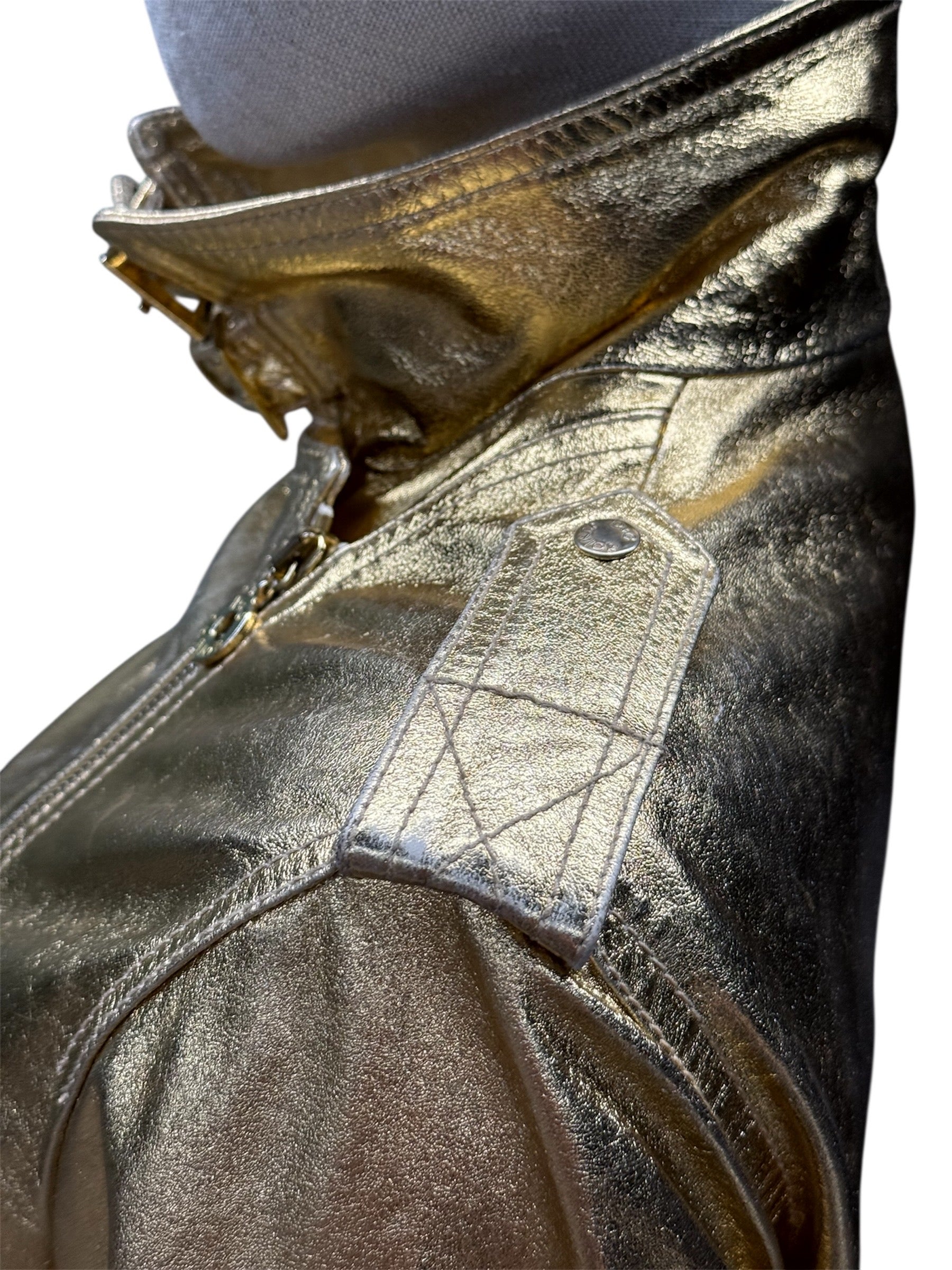 D&G JUNIOR GOLD SHORT JACKET