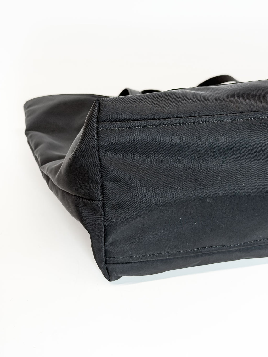 PRADA Black Nylon Tote Bag