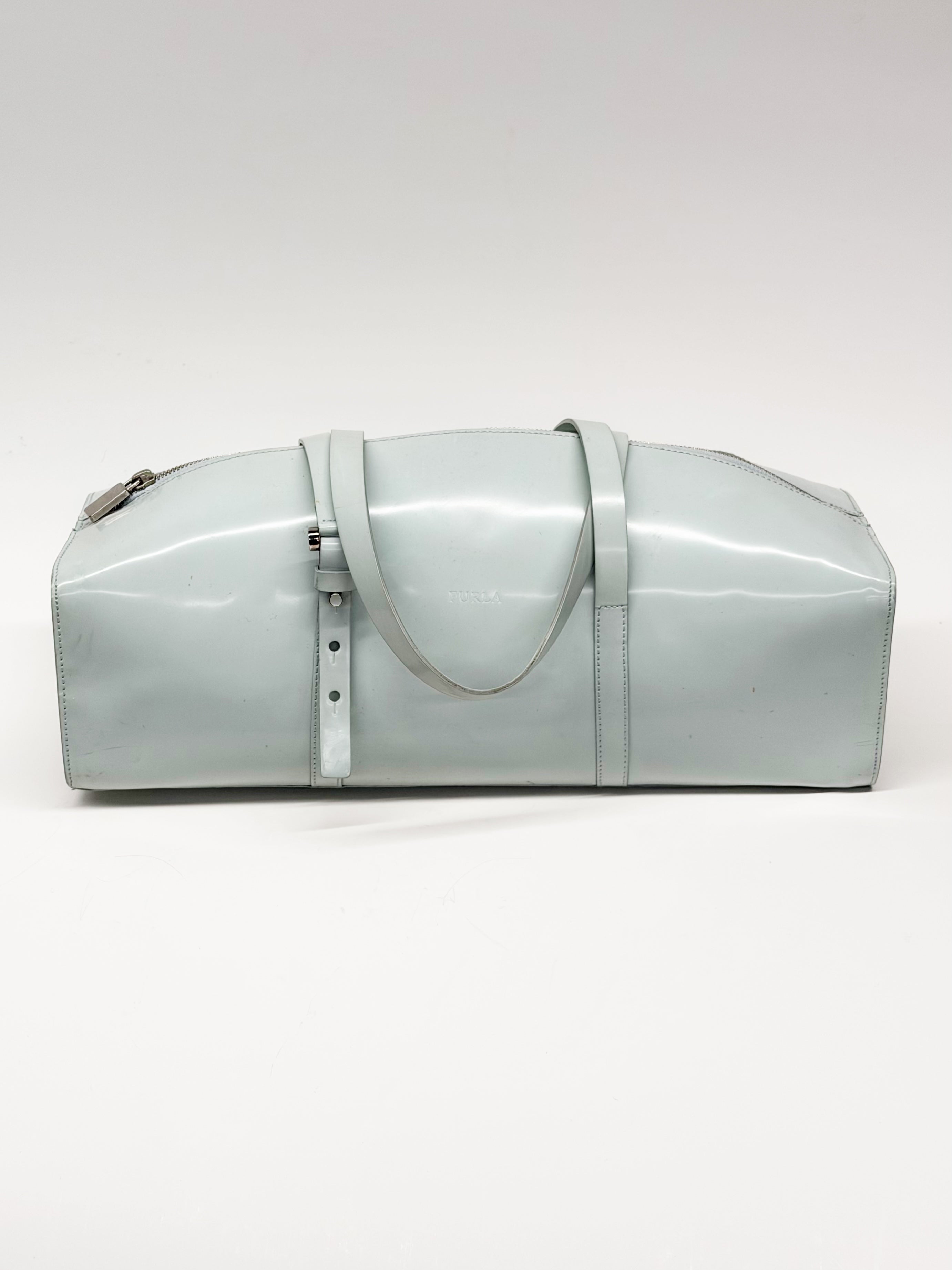 FURLA Patent Leather Shoulder Bag