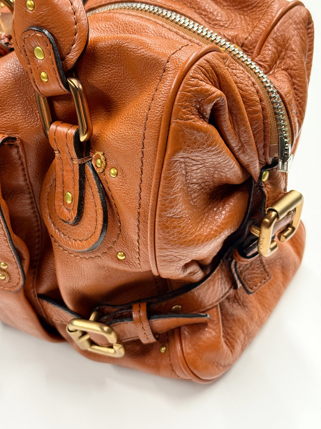 Chloé Paddington Bag in Tan Leather