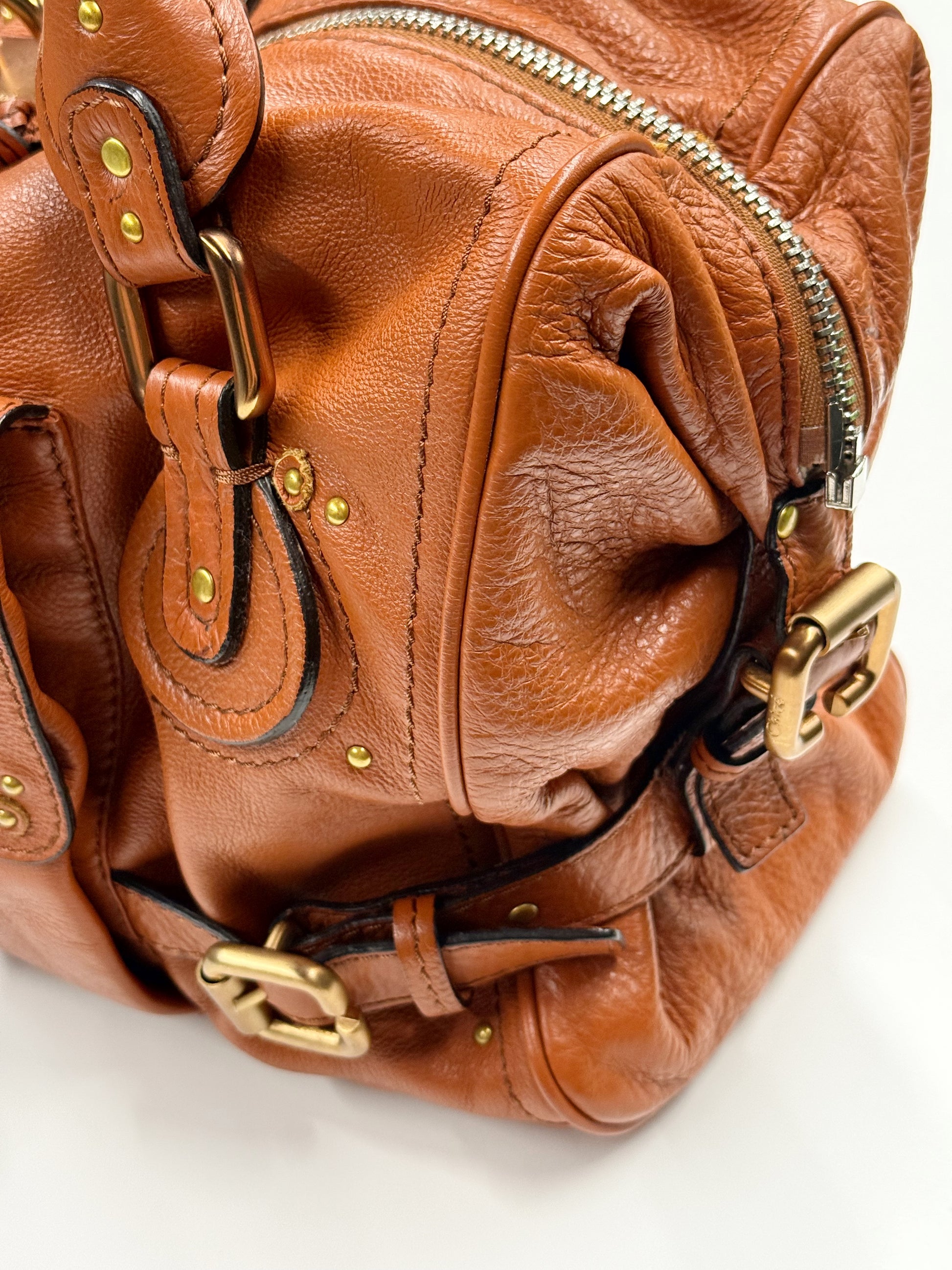 Chloé Paddington Bag in Tan Leather