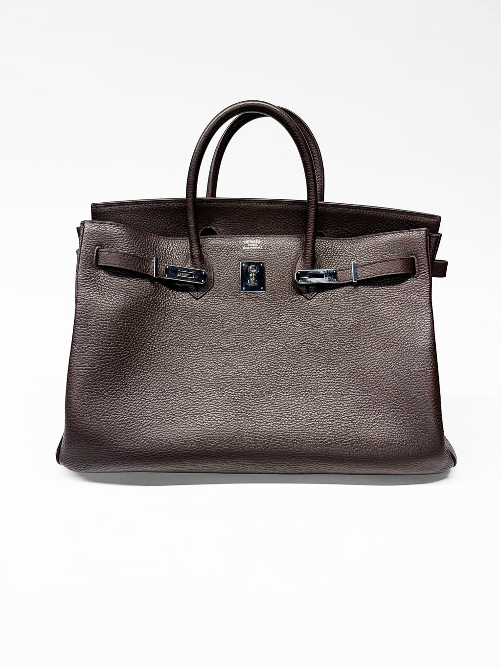 Hermès Birkin 40 Etoupe Togo Leather Palladium Hardware 2011 Investment Piece