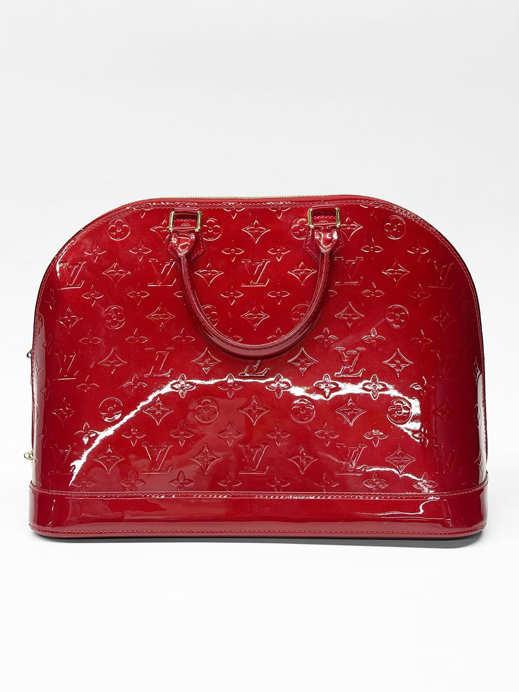 LOUIS VUITTON ALMA VERNIS GM RED