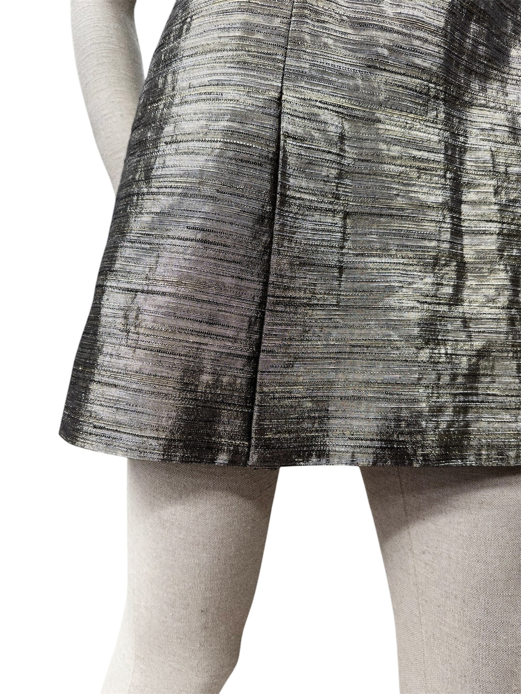 Alexander McQueen Metallic Mini Dress