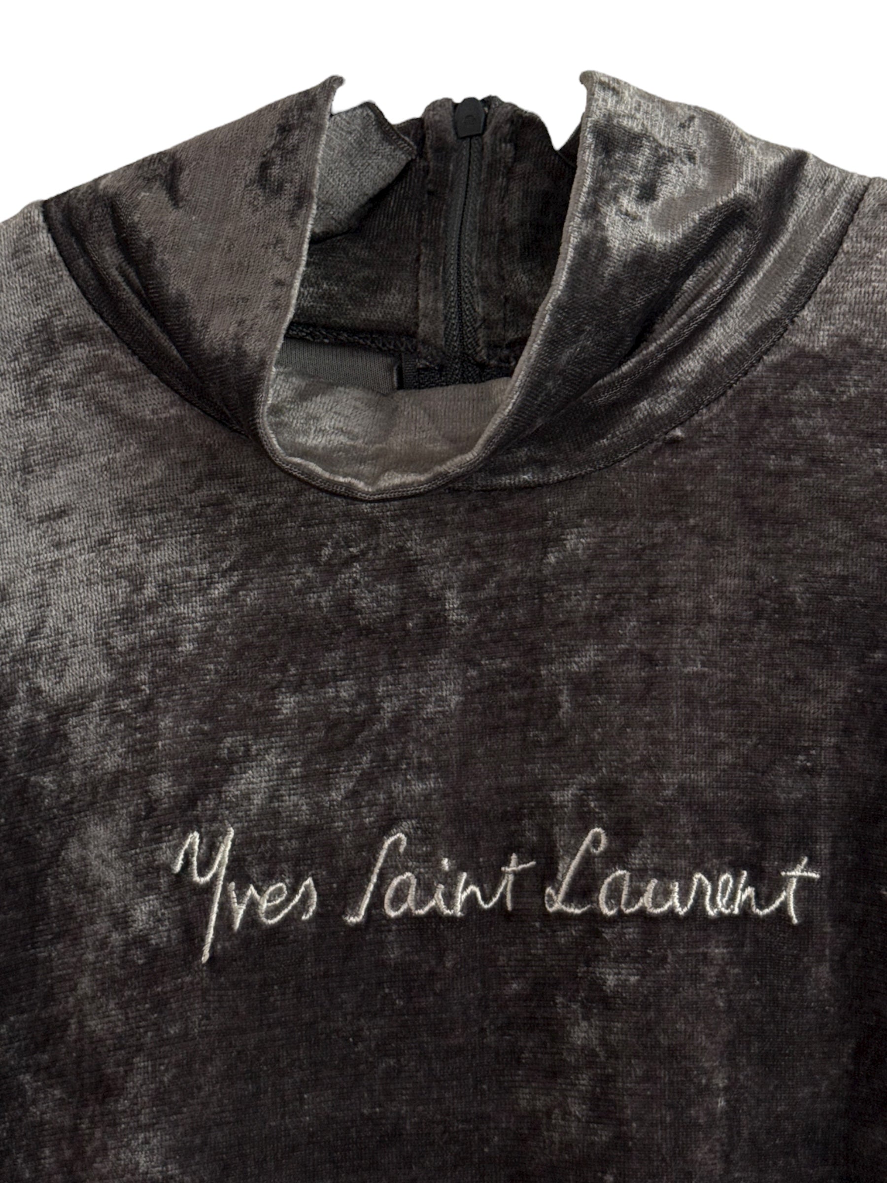 Yves Saint Laurent Variation Velvet Top - S