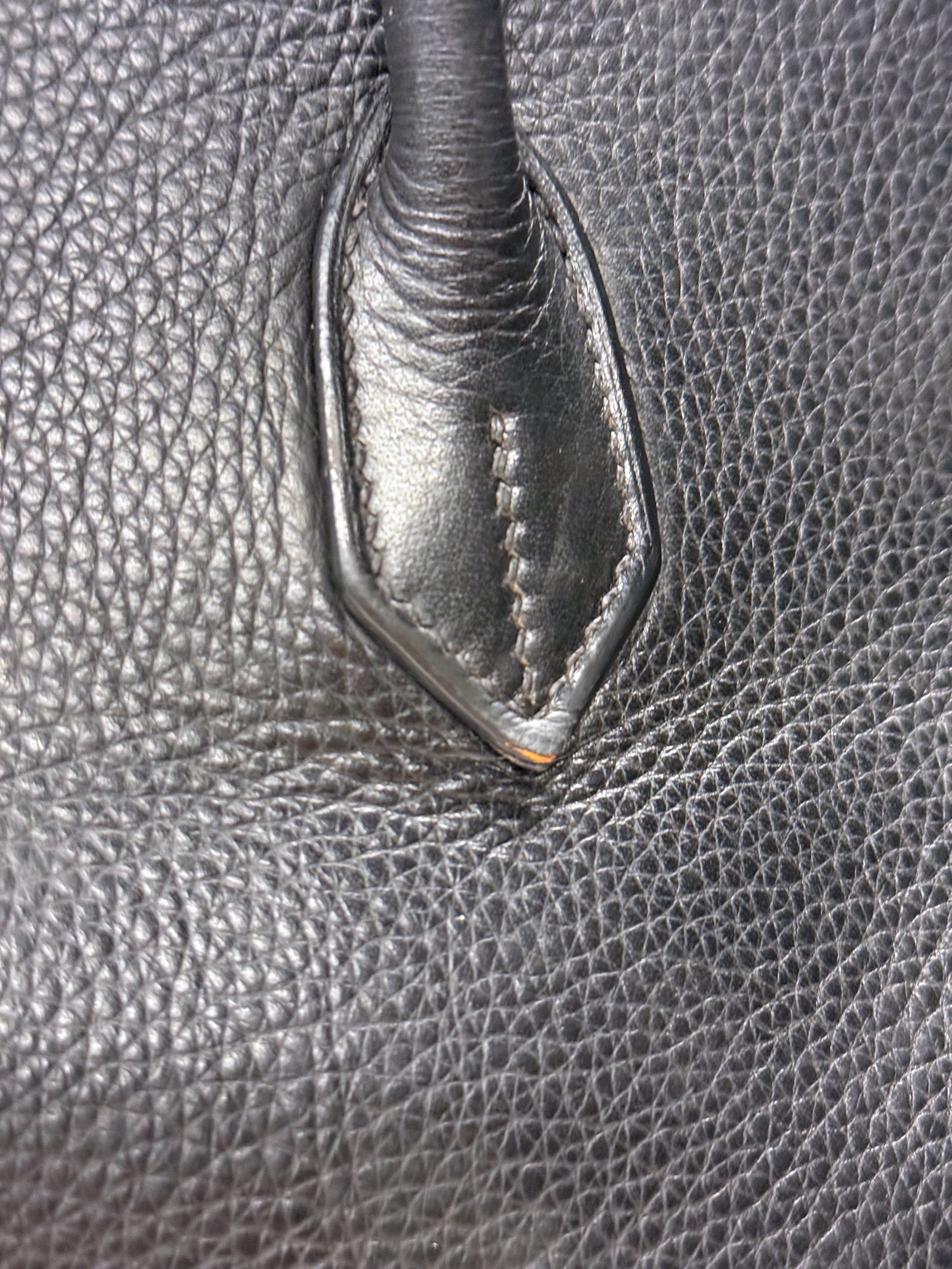 Hermès Birkin 35 Black Togo Leather Bag with Gold Hardware