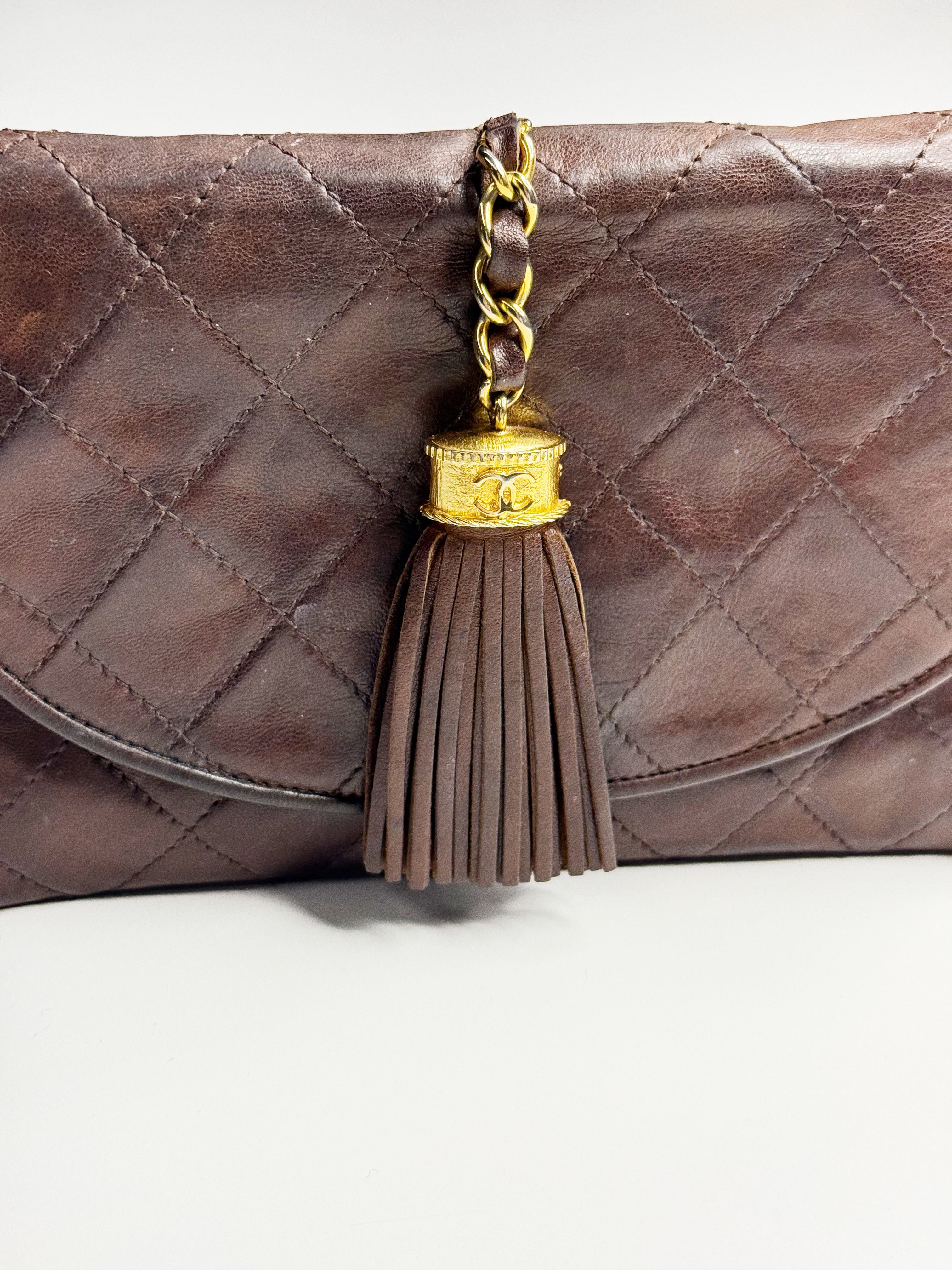 Chanel Vintage Quilted Tassel Bag