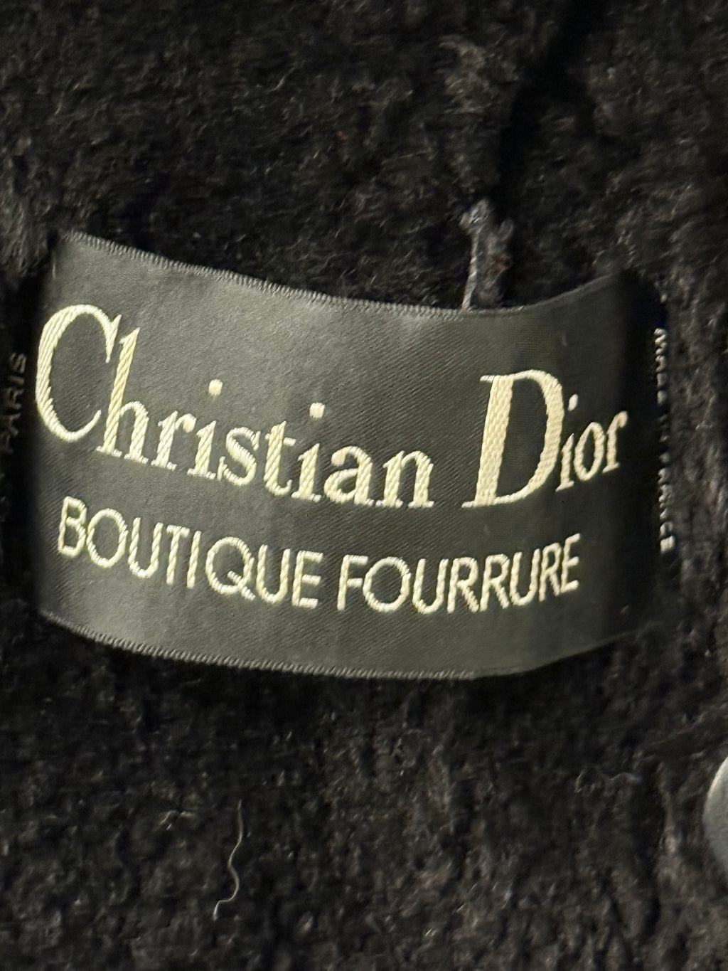Christian Dior Boutique Fourrure Shearling Jacket - M-L