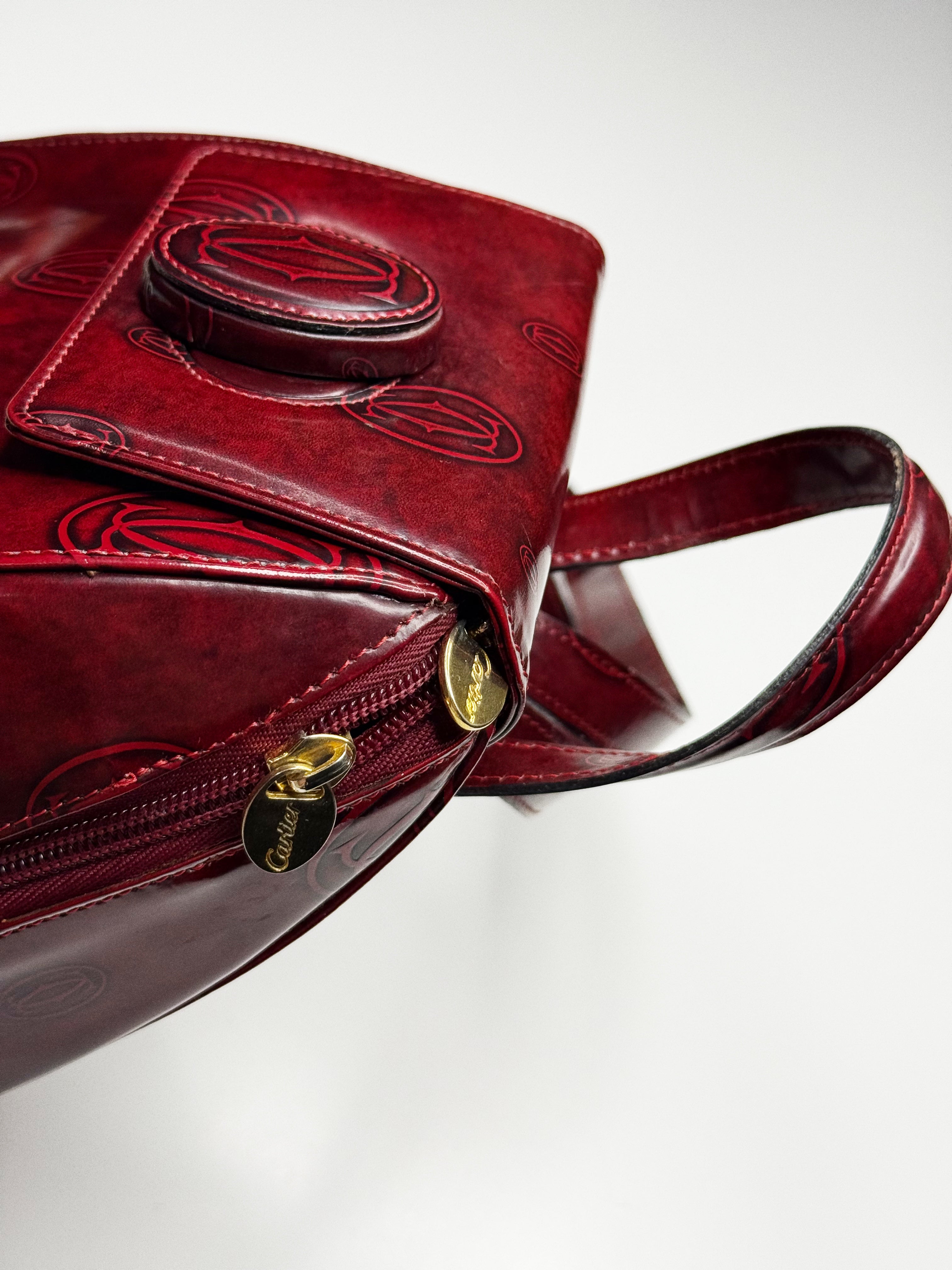 Cartier Happy Birthday Backpack – Bordeaux Red Calf Leather