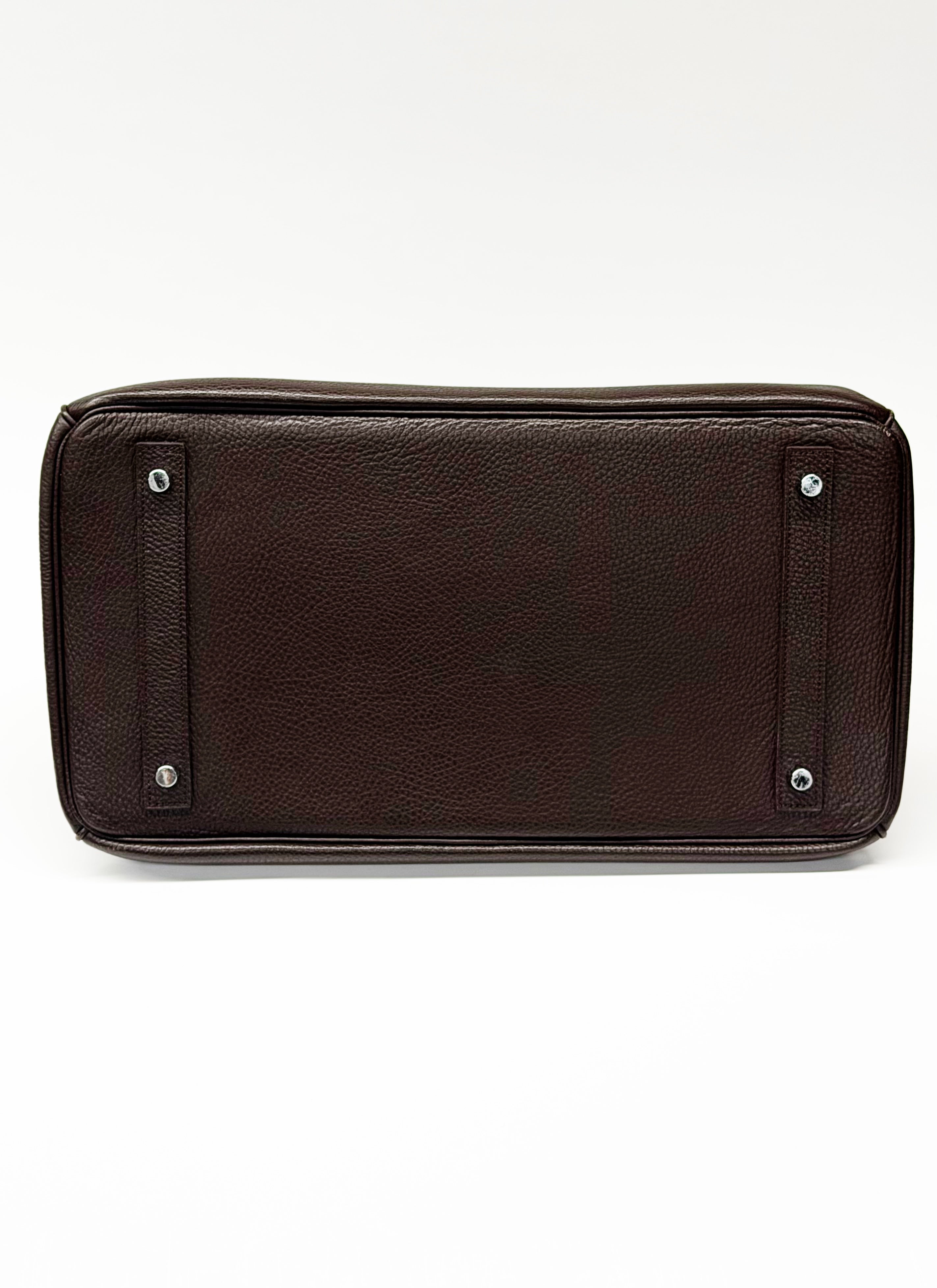 Hermès Birkin 40 Etoupe Togo Leather Palladium Hardware 2011 Investment Piece