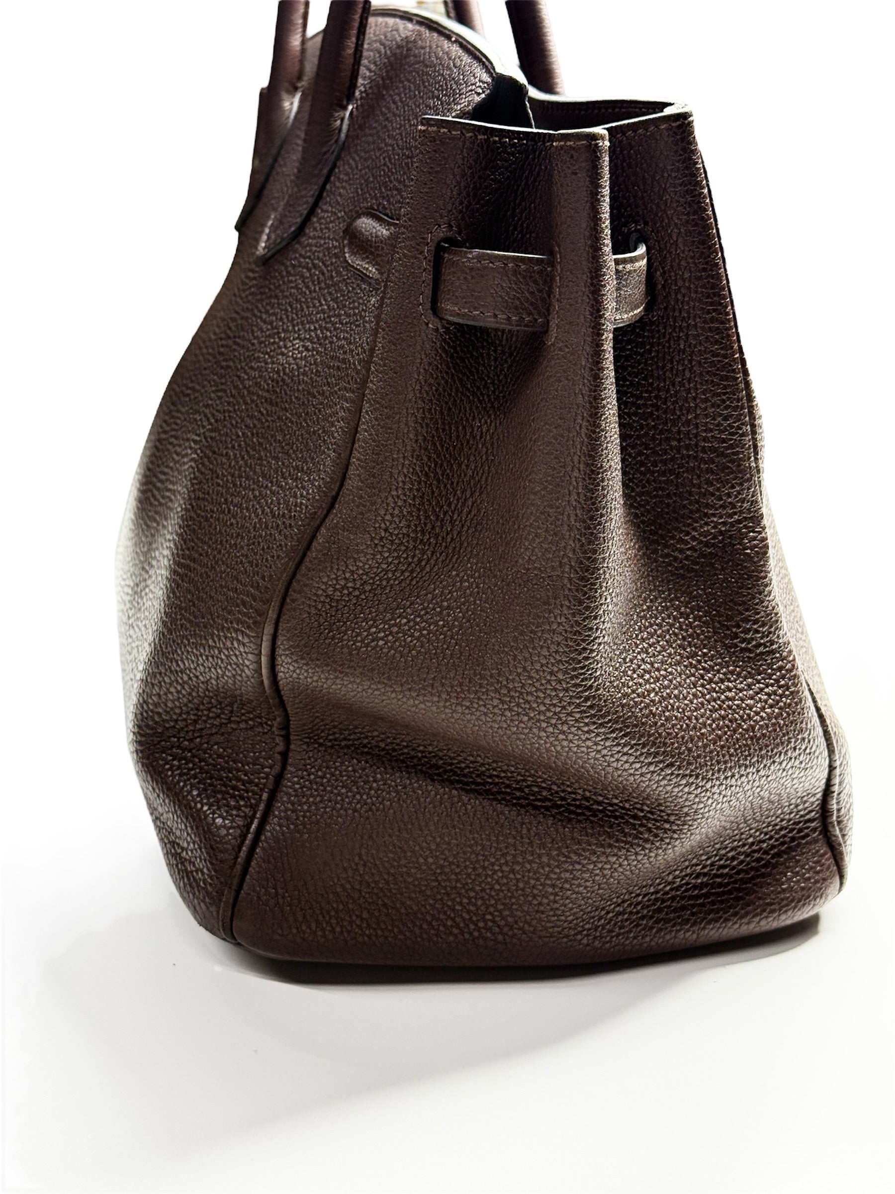 Hermès Birkin 35 Chocolate Brown Togo Leather