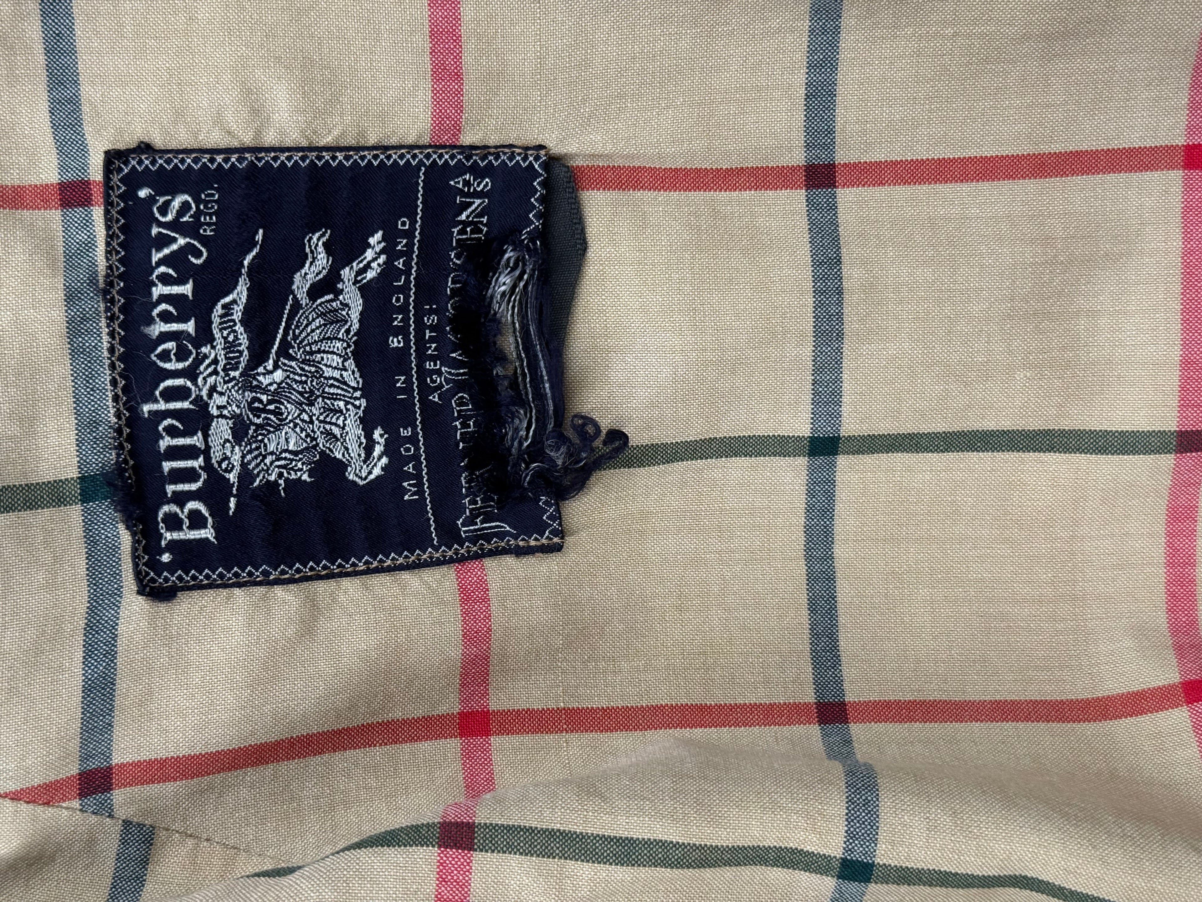 Vintage Burberry’s Trench Coat Made in England